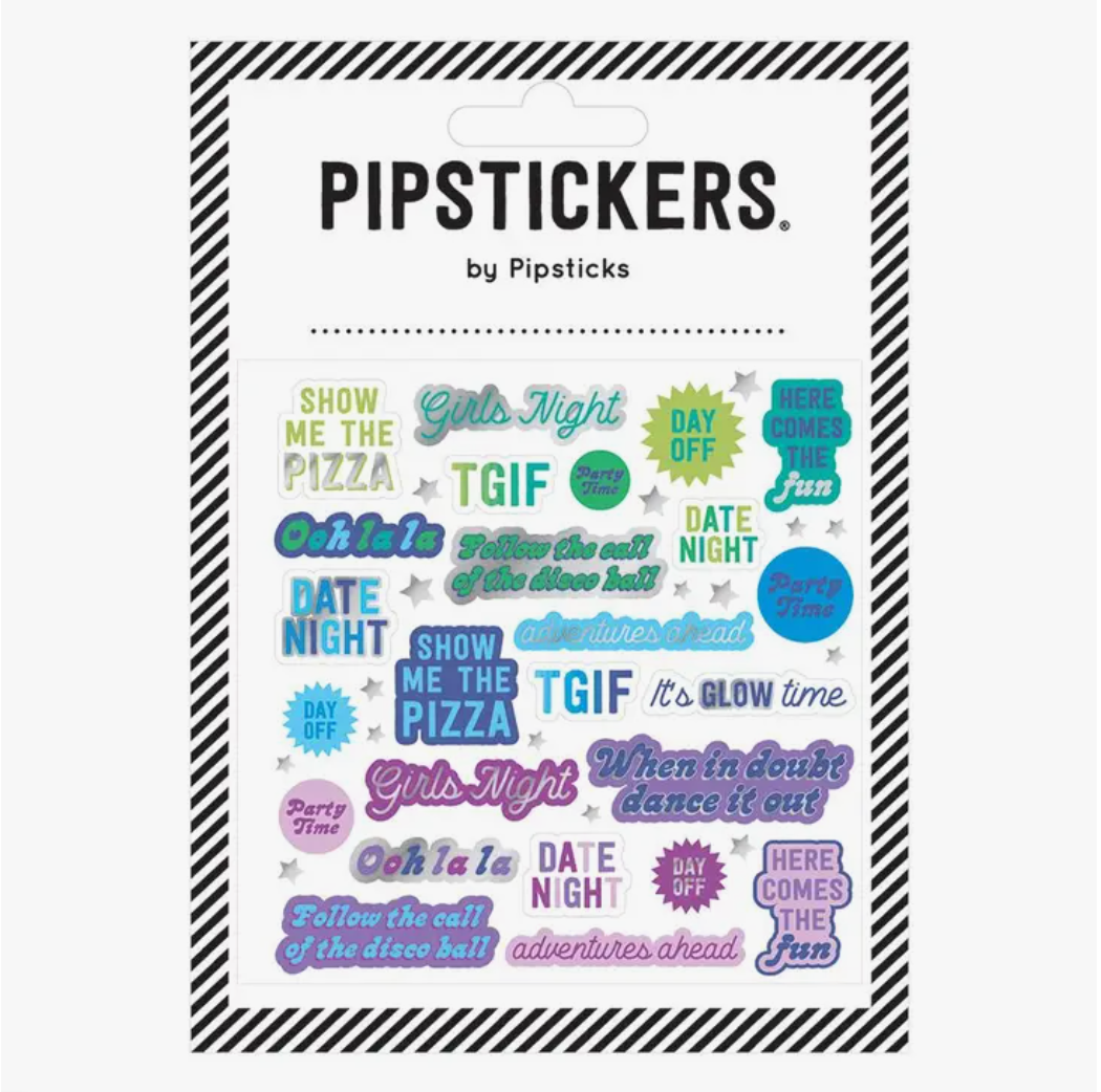 Are you ready for the weekend? Add positivity to your life with our Colorful Fun Positive Words Sticker Sheets, featuring an array of vibrant and encouraging words. Ideal for brightening up your planner or journal. These stickers are from Pipsticks and sold at BBB Supplies Craft Shop.