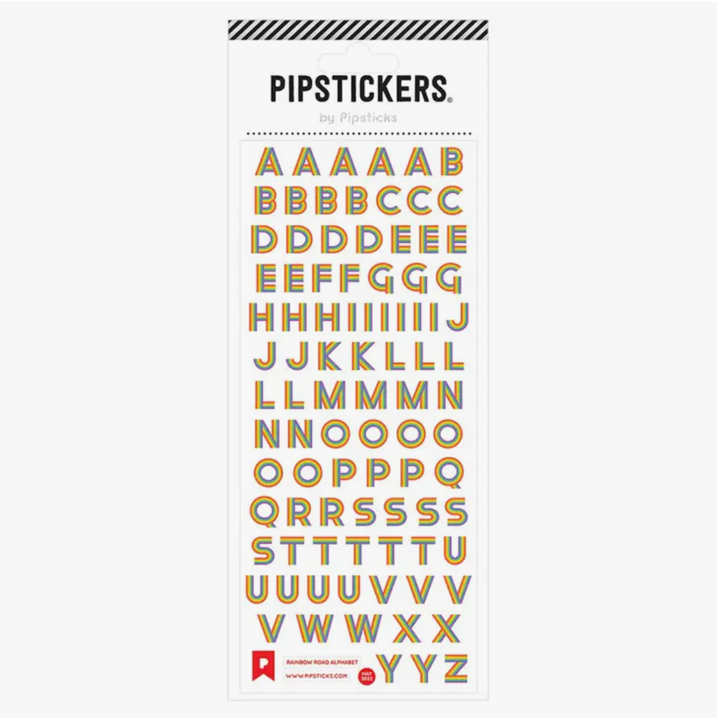 Colorful and Fun Letter Sticker Sheets