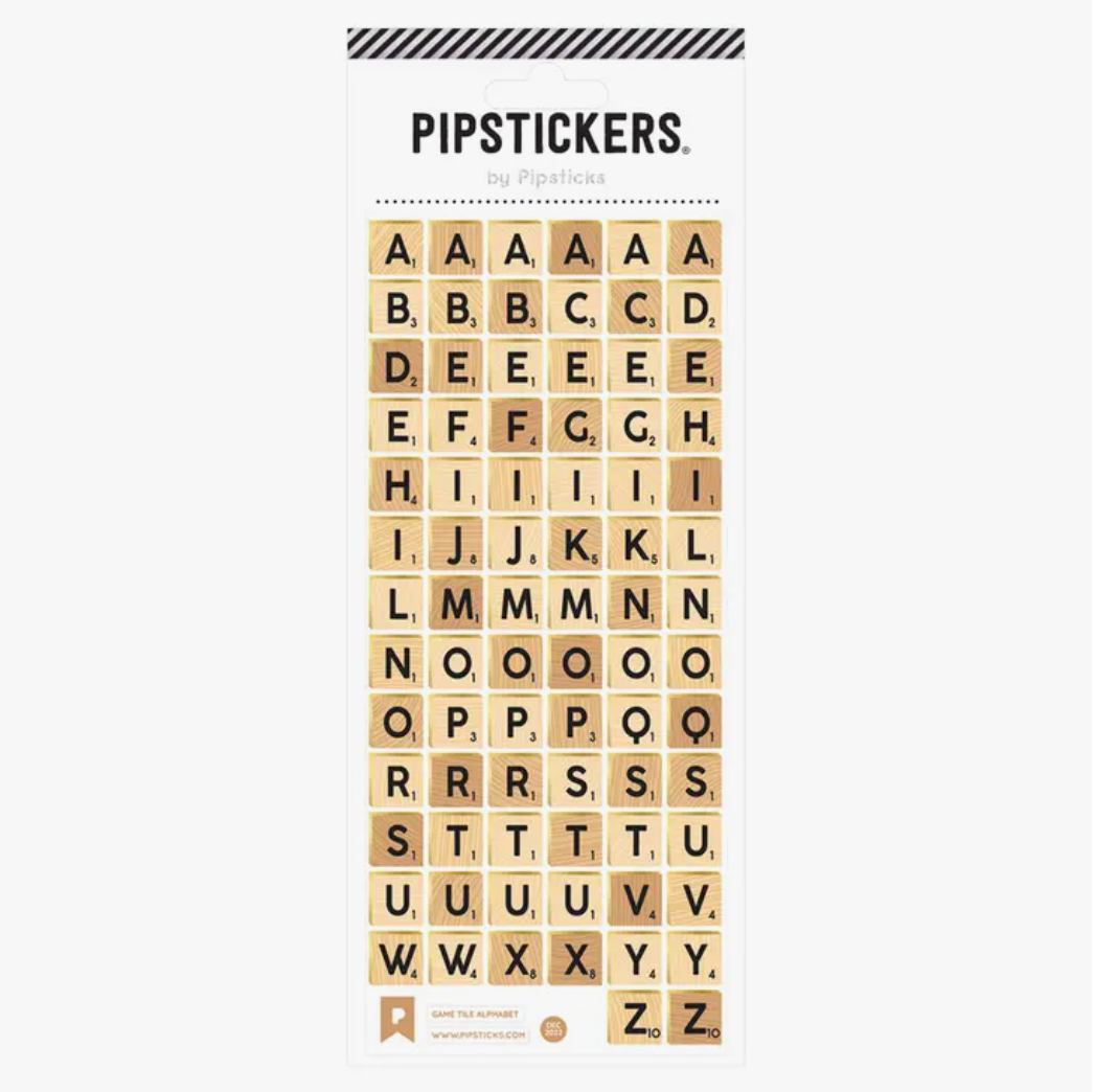 Colorful and Fun Letter Sticker Sheets