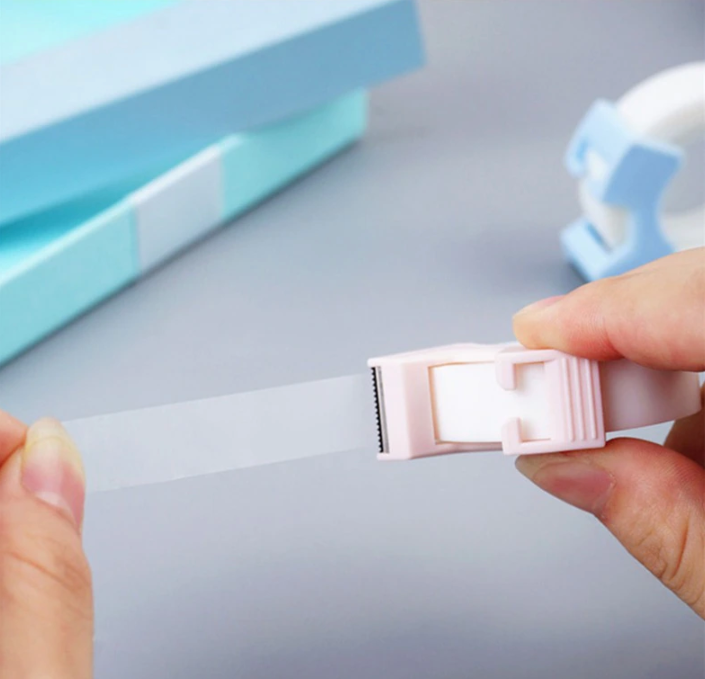 Effortlessly wrap gifts with our user-friendly gift wrap tape dispenser, designed specifically for Scotch tape, making gift wrapping a breeze. This tape dispenser is sold at BBB Supplies Craft Shop.