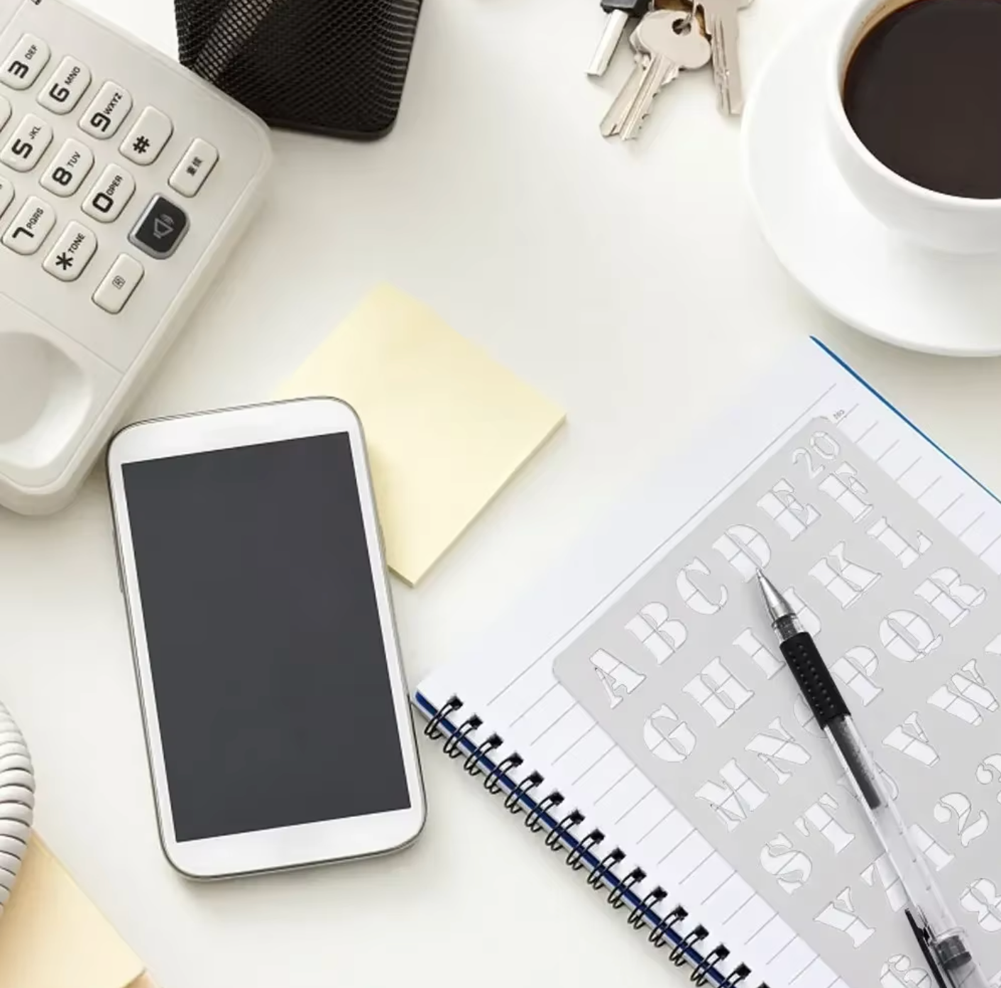 20 Piece Journaling Spread Stencils Set