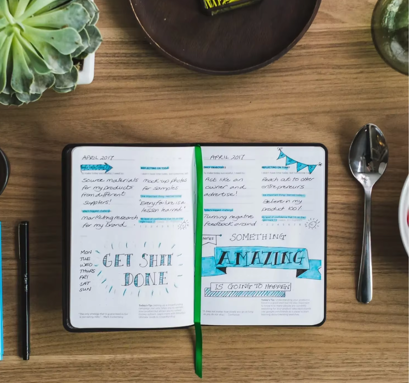 20 Piece Journaling Spread Stencils Set