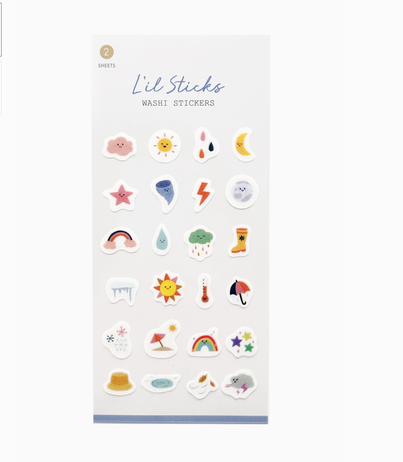 'Lil Sticks Washi Sticker Sheets