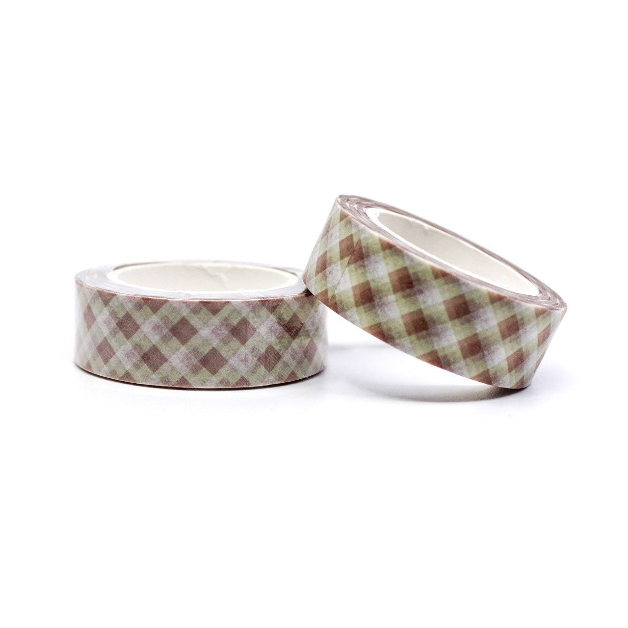 Introduce a touch of soft, pastel green plaid with our Pastel Soft Green Plaid Washi Tape. Ideal for adding a gentle, springtime vibe to your creative endeavors. This tape is sold at BBB Supplies Craft Shop.