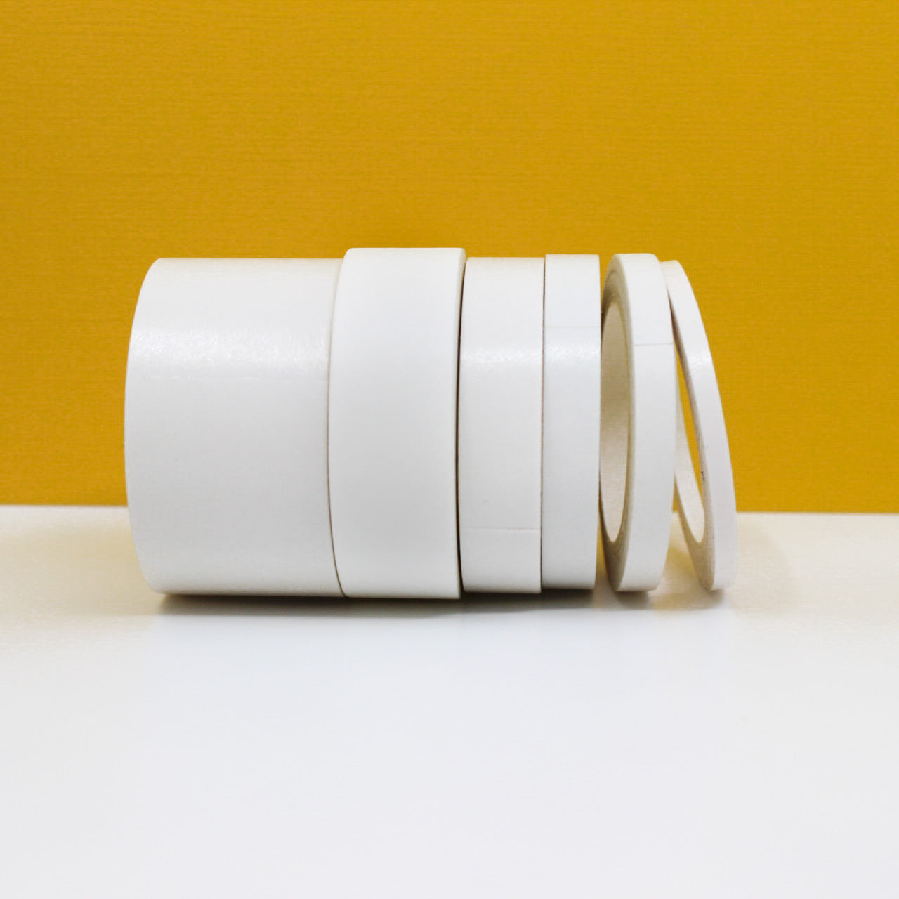 Infuse your projects with the purity of white using our washi tape, adorned with a solid white design that adds a timeless and understated element to your crafts. This tape is sold at exclusively at BBB Supplies Craft Shop.