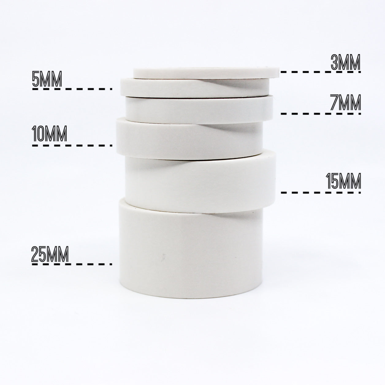Enhance your crafts with our solid white washi tape, featuring a clean and minimalist design in a classic white hue, perfect for adding a versatile and elegant touch to your projects. This tape is sold exclusively at BBB Supplies Craft Shop.