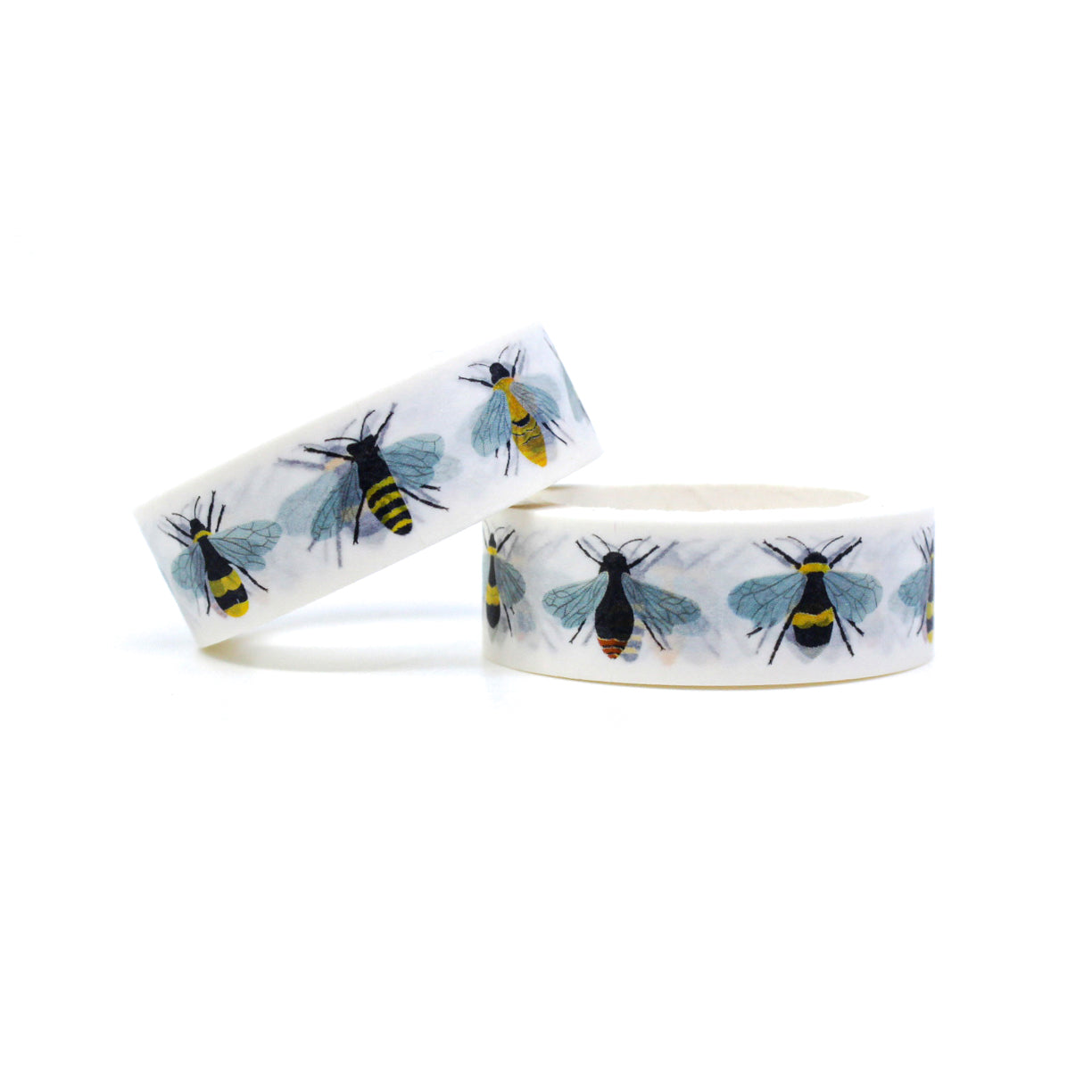 Capture the essence of British wildlife with our British Bumble Bees Washi Tape, adorned with charming illustrations of bumblebees. Ideal for adding a touch of nature and sweetness to your projects. This tape is designed by Sarah Francis and sold at BBB Supplies Craft Shop.