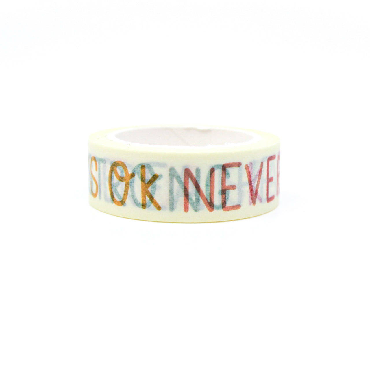Boost your well-being with our Self-Care Words of Affirmation Washi Tape, featuring uplifting and encouraging phrases. Ideal for adding a positive and motivating touch to your projects. This tape is designed by Sarah Frances and sold at BBB Supplies Craft Shop.