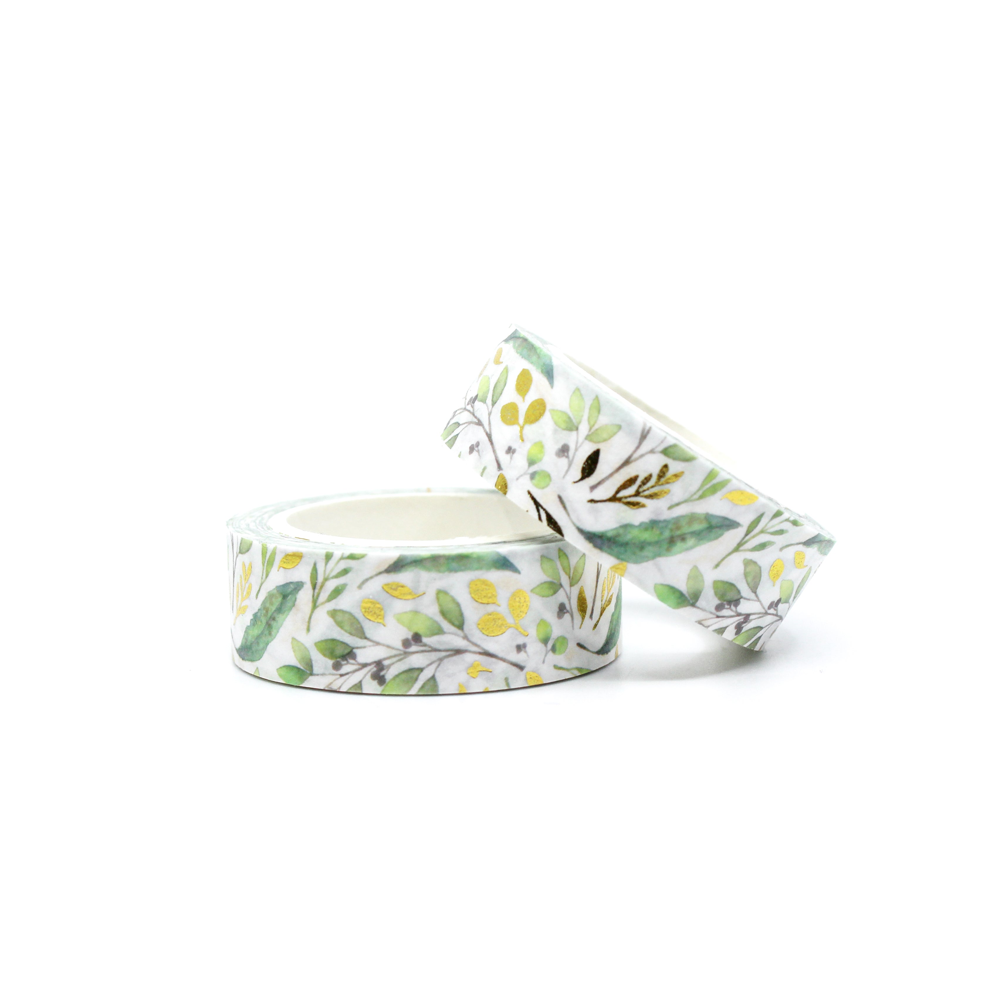 Embrace the natural beauty of our olive branch floral washi tape, featuring graceful olive branches intertwined with delicate blooms, exuding a sense of tranquility and elegance. This tape is sold at BBB Supplies Craft Shop.