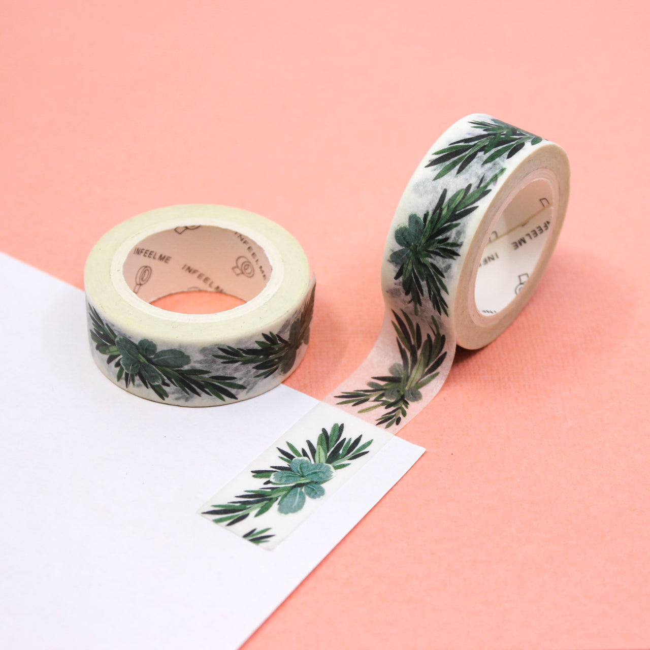 Enhance your crafts with our Greenery Laurel Bouquet Washi Tape, adorned with a lush bouquet of laurel leaves. Ideal for adding a touch of natural elegance to your projects. This tape is sold at BBB Supplies Craft Shop.