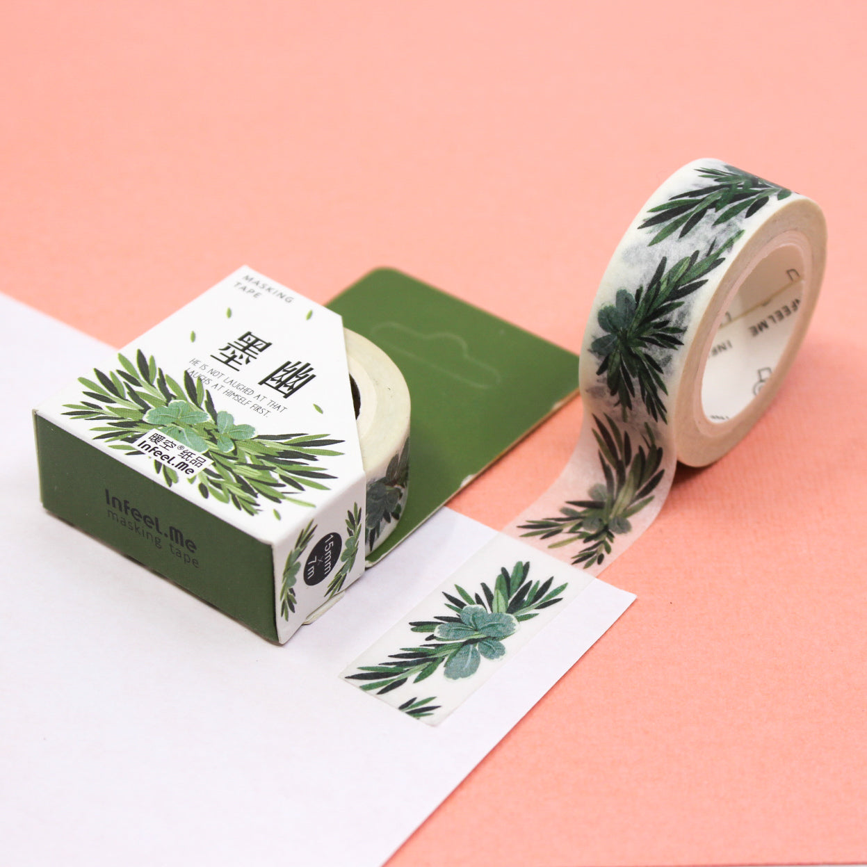 Enhance your crafts with our Greenery Laurel Bouquet Washi Tape, adorned with a lush bouquet of laurel leaves. Ideal for adding a touch of natural elegance to your projects. This tape is sold at BBB Supplies Craft Shop.