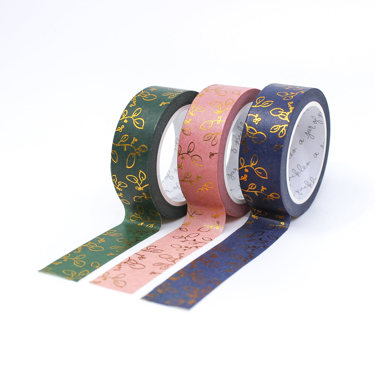 Gold Foil Vine Washi Tape adds a touch of elegance and nature-inspired beauty to your projects. The gold foil accents shimmer in the light, enhancing the intricate vine pattern. Perfect for adding a luxurious and organic feel to your crafts, scrapbooking, or journaling. This tape is from A Jar of Pickles and sold at BBB Supplies Craft Shop.