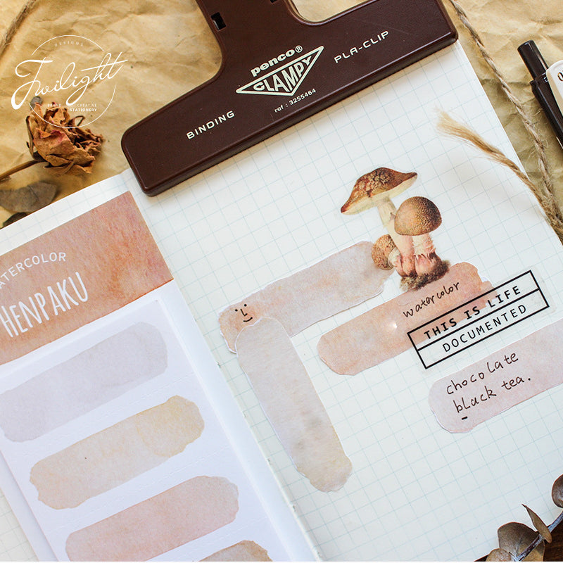 Stay organized in style with our watercolor sticky notes, featuring vibrant and artistic watercolor designs, perfect for use as tabs or page markers to easily navigate through your books or documents. These twilight brand Stickies are sold at BBB Supplies Craft Shop.