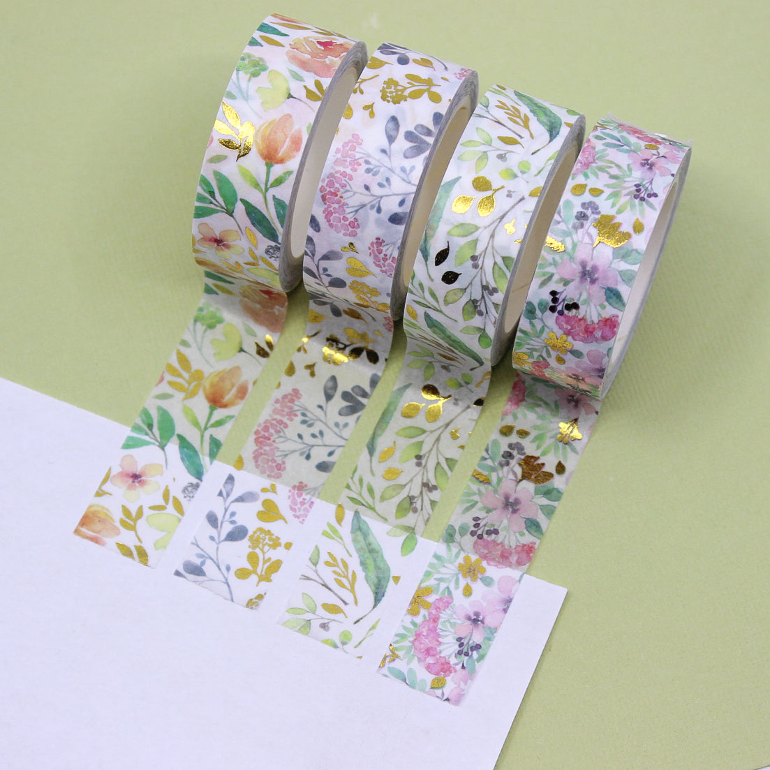 Embrace the natural beauty of our olive branch floral washi tape, featuring graceful olive branches intertwined with delicate blooms, exuding a sense of tranquility and elegance. This tape is sold at BBB Supplies Craft Shop.