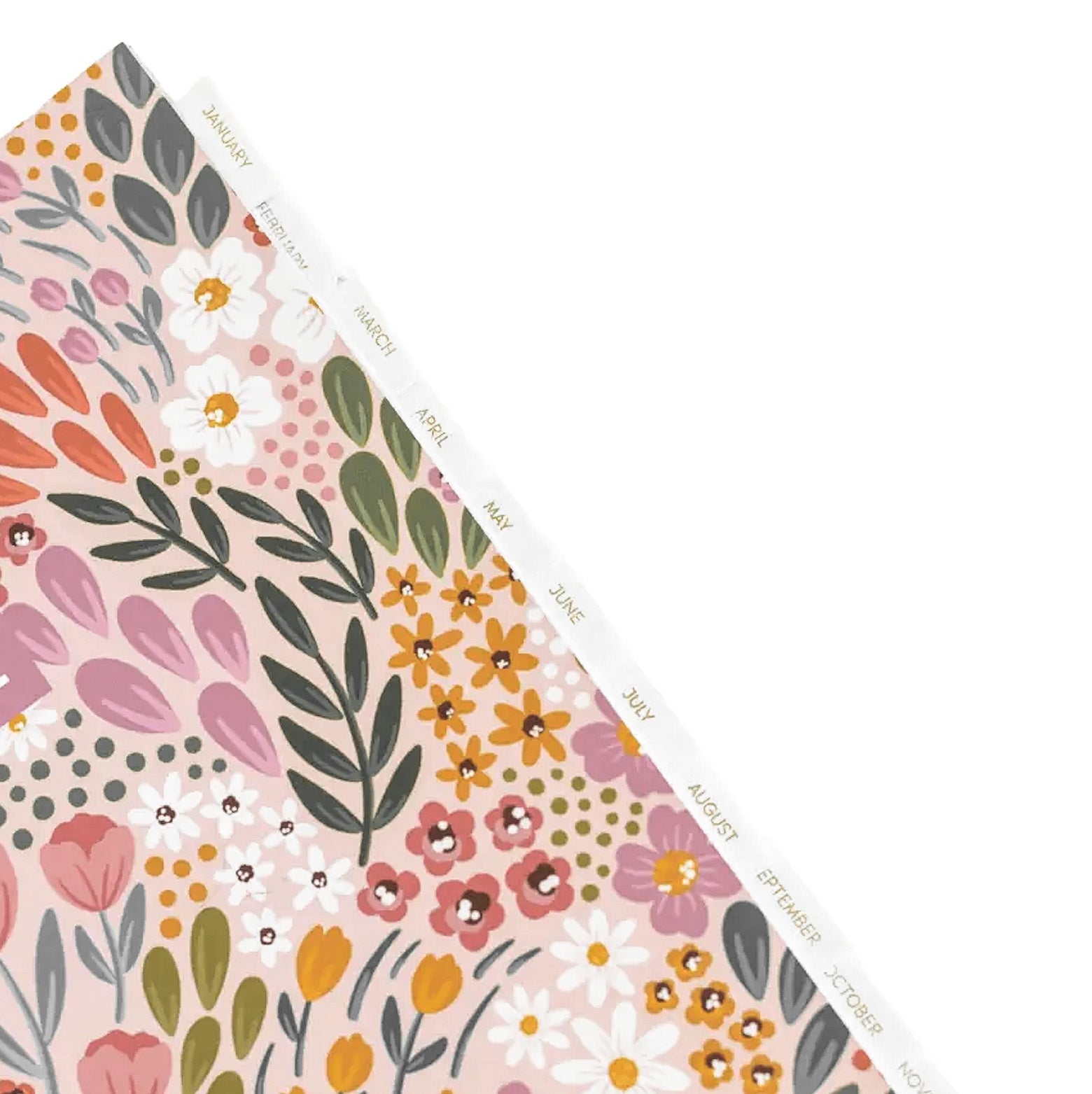 Faux Leather Monthly Tabs: Stylish and functional tabs for organizing your bullet journal or planner. These tabs are from Elyse Breanne Design and sold at BBB Supplies Craft Shop.