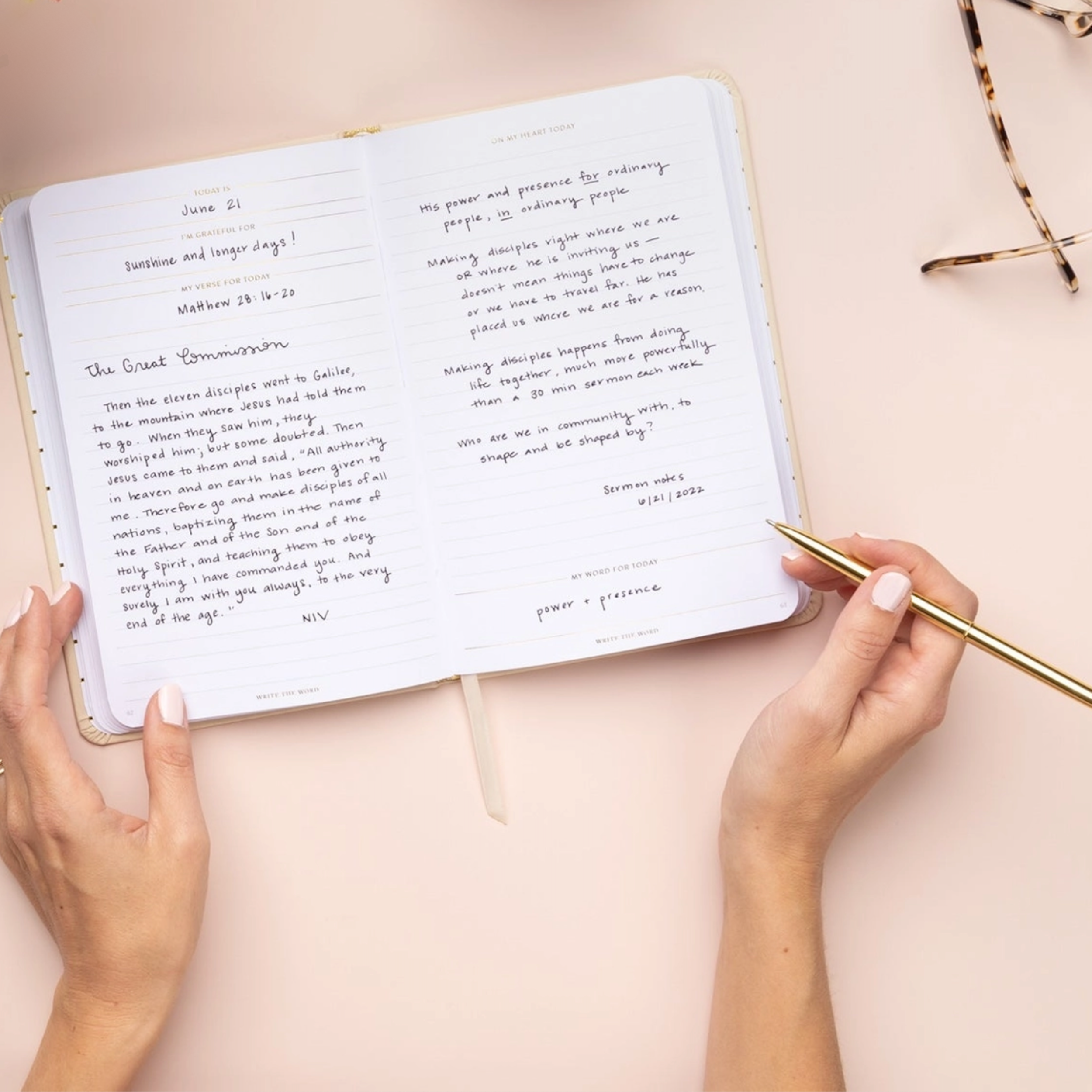 The Write the Word Bible Journal: A unique journaling experience for connecting with scripture, providing space to write out verses, reflect, and respond creatively from BBB Supplies Craft Shop.