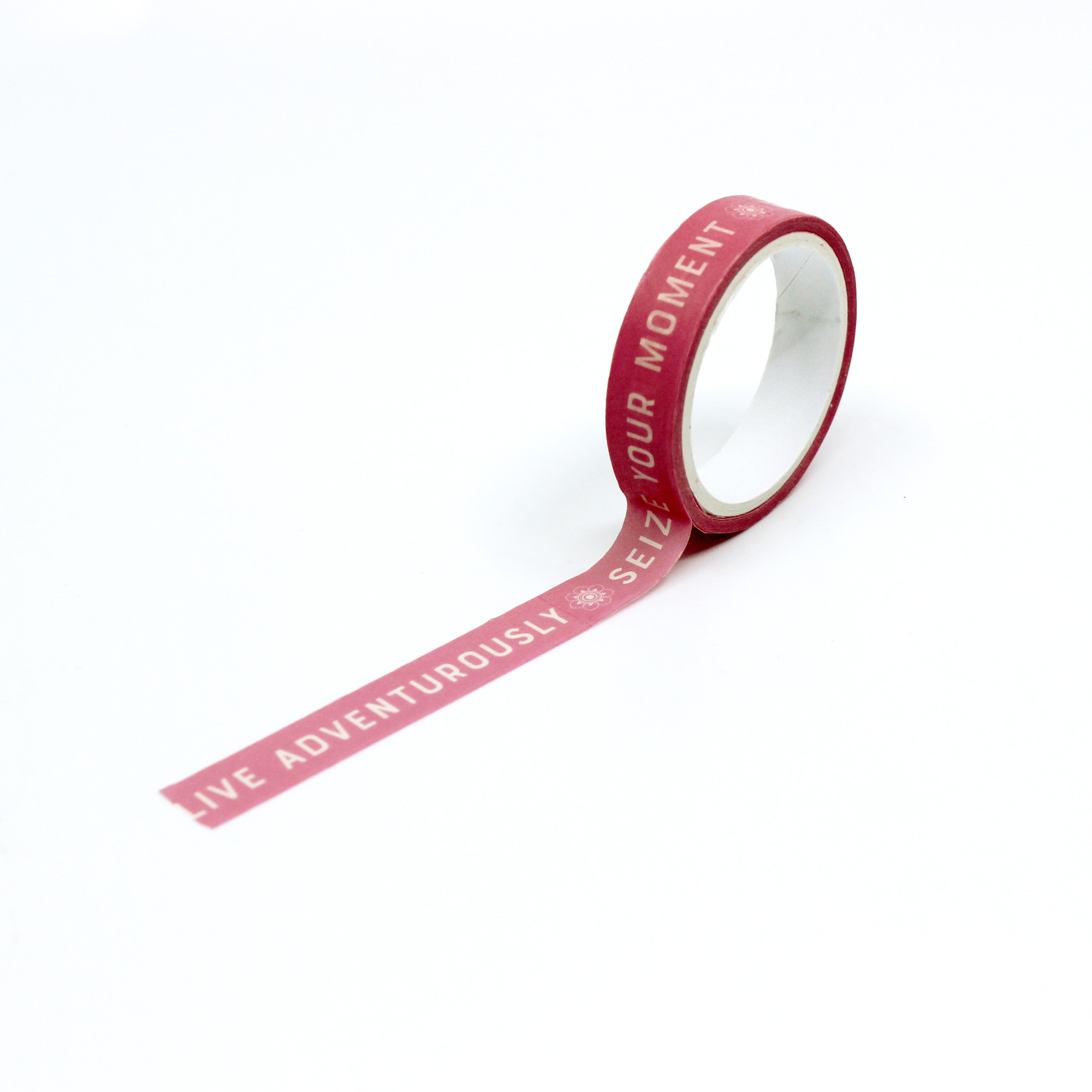 Embrace adventure and seize the day with our Adventure Seize The Day Washi Tape. Featuring motivational phrases and motifs, it adds a touch of inspiration and wanderlust to your crafts. This tape is sold at BBB Supplies Craft Shop.
