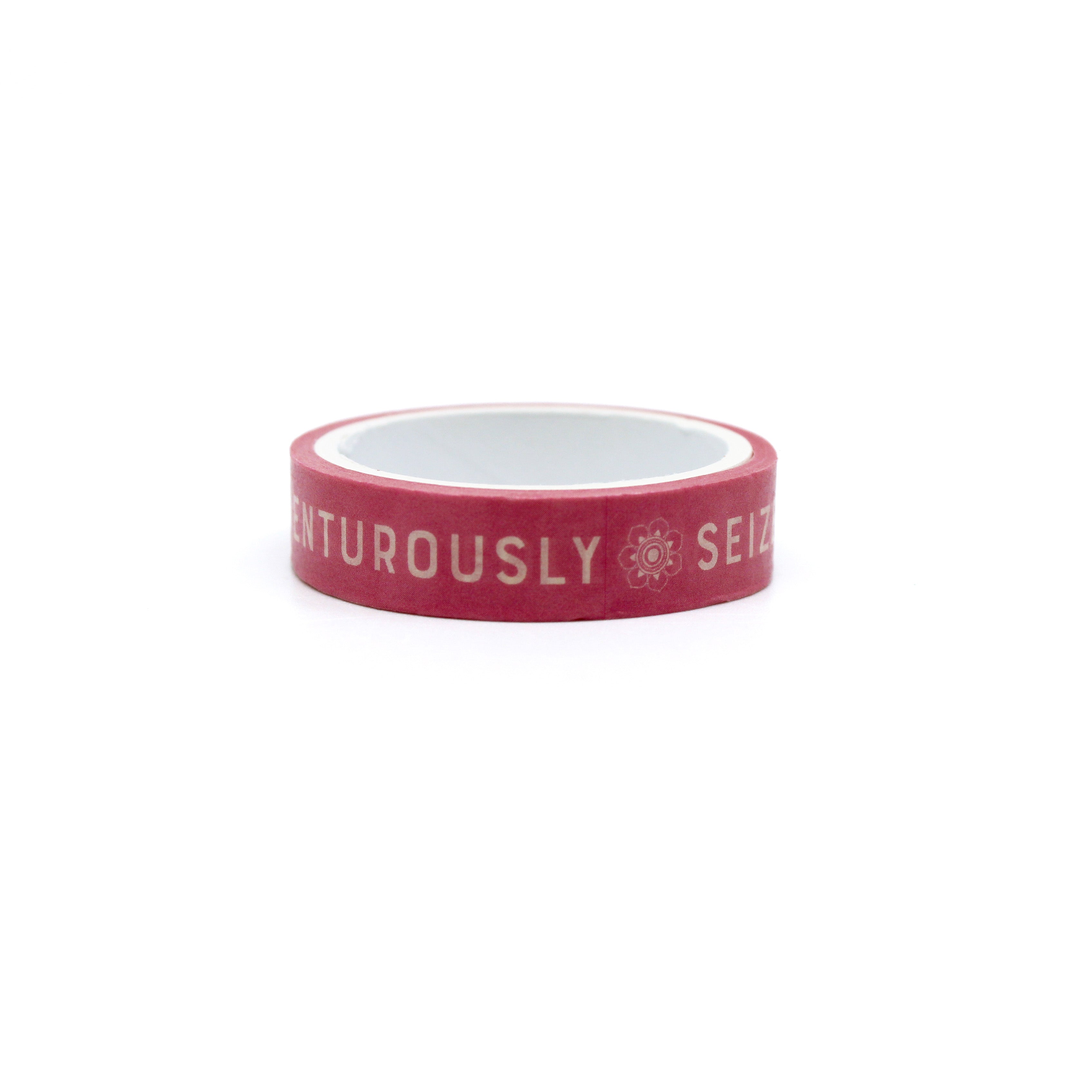 Embrace adventure and seize the day with our Adventure Seize The Day Washi Tape. Featuring motivational phrases and motifs, it adds a touch of inspiration and wanderlust to your crafts. This tape is sold at BBB Supplies Craft Shop.