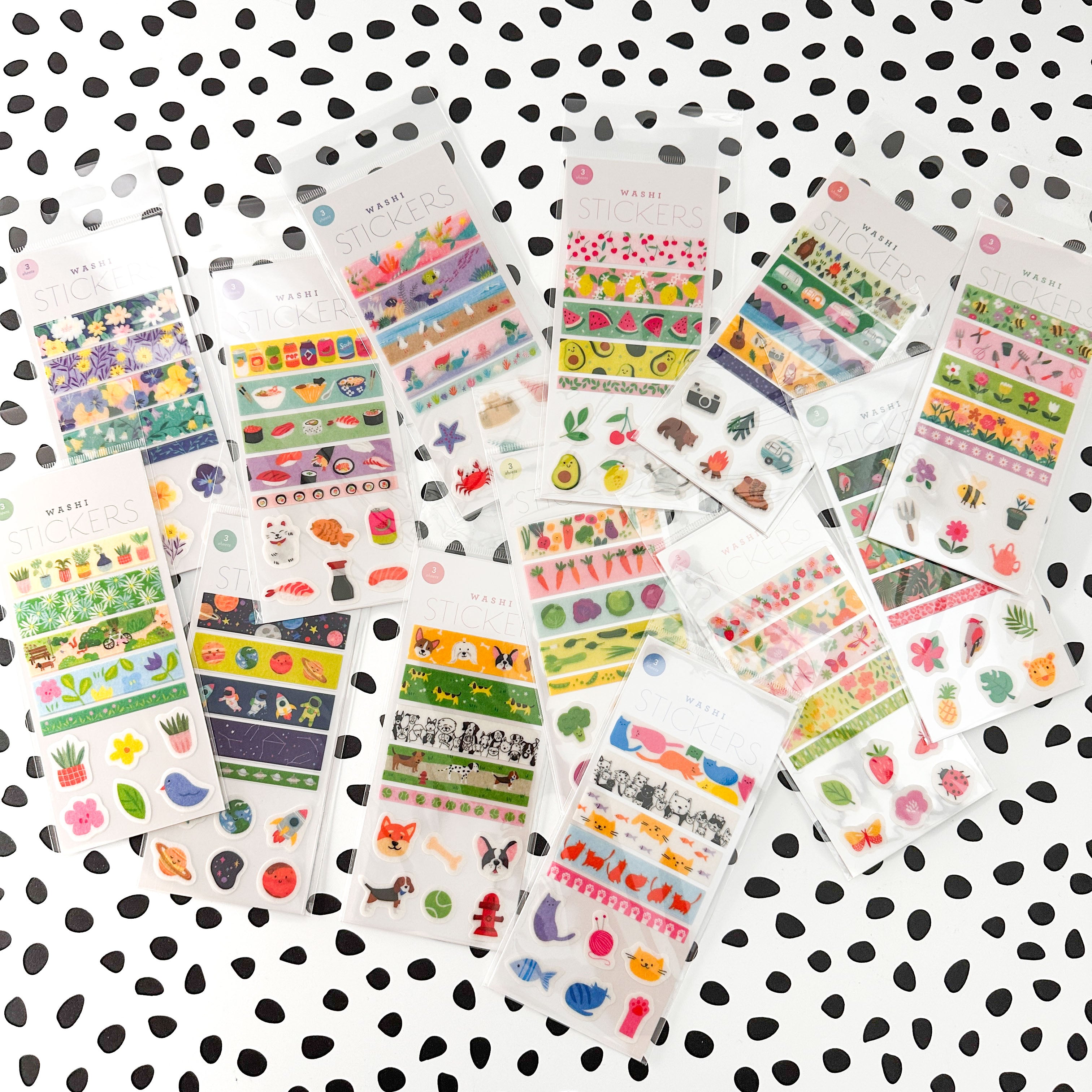 Washi Sticker Sheets