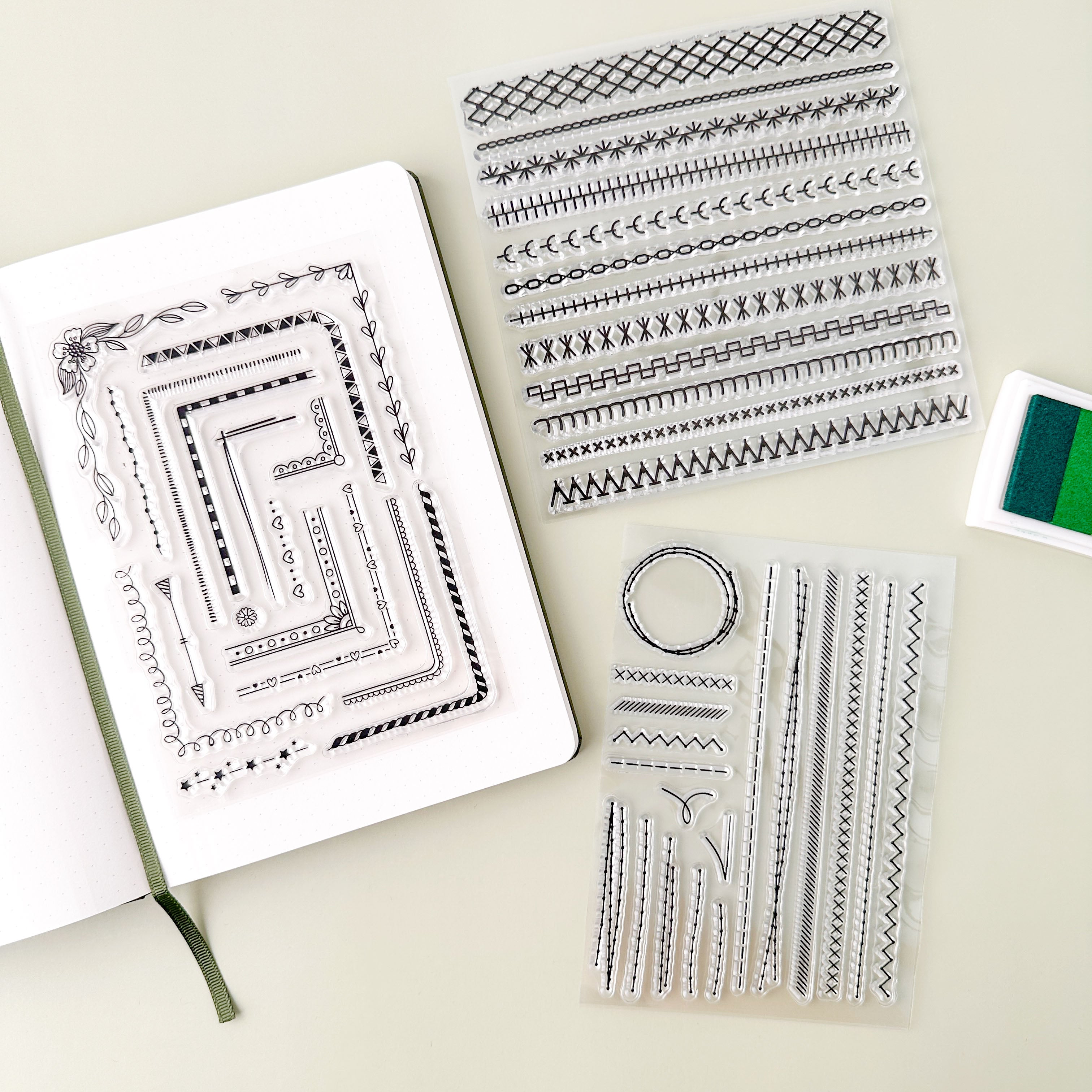 Planner Decorative Borders Stamps