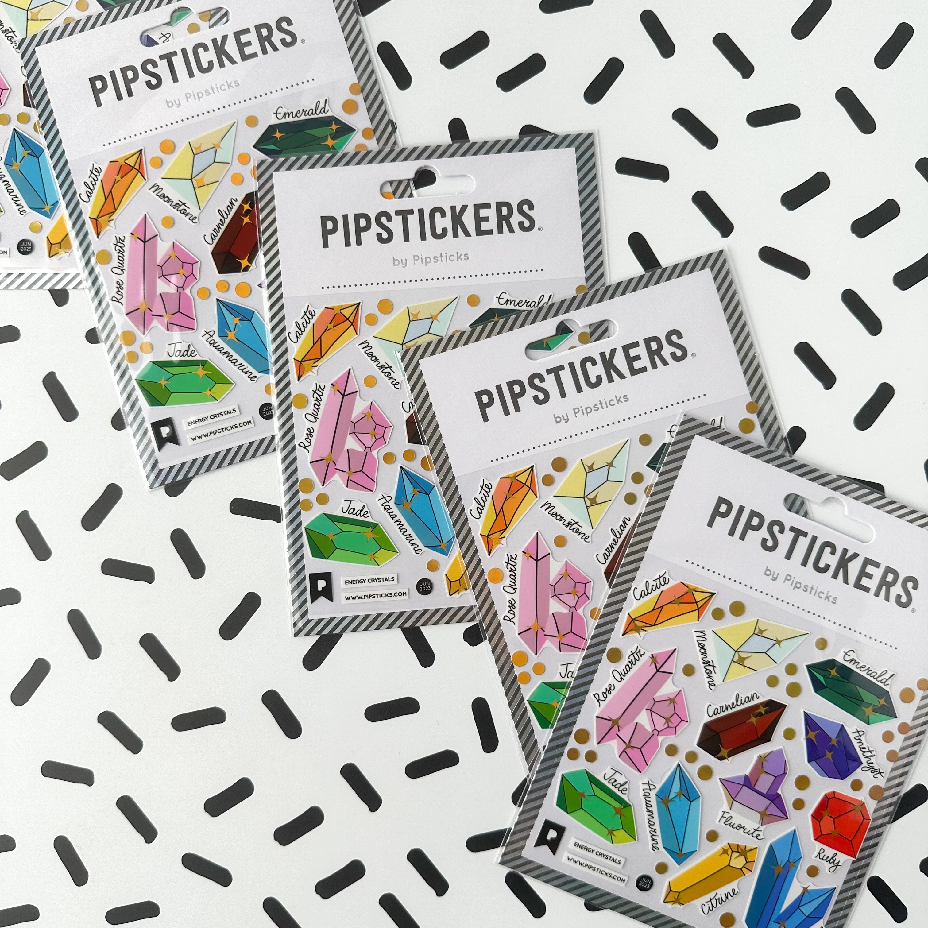 The Birthstone Crystal Geode Sticker Sheet is the perfect addition to any planner or journal, combining the beauty of natural gemstones with the magic of each month's birthstone