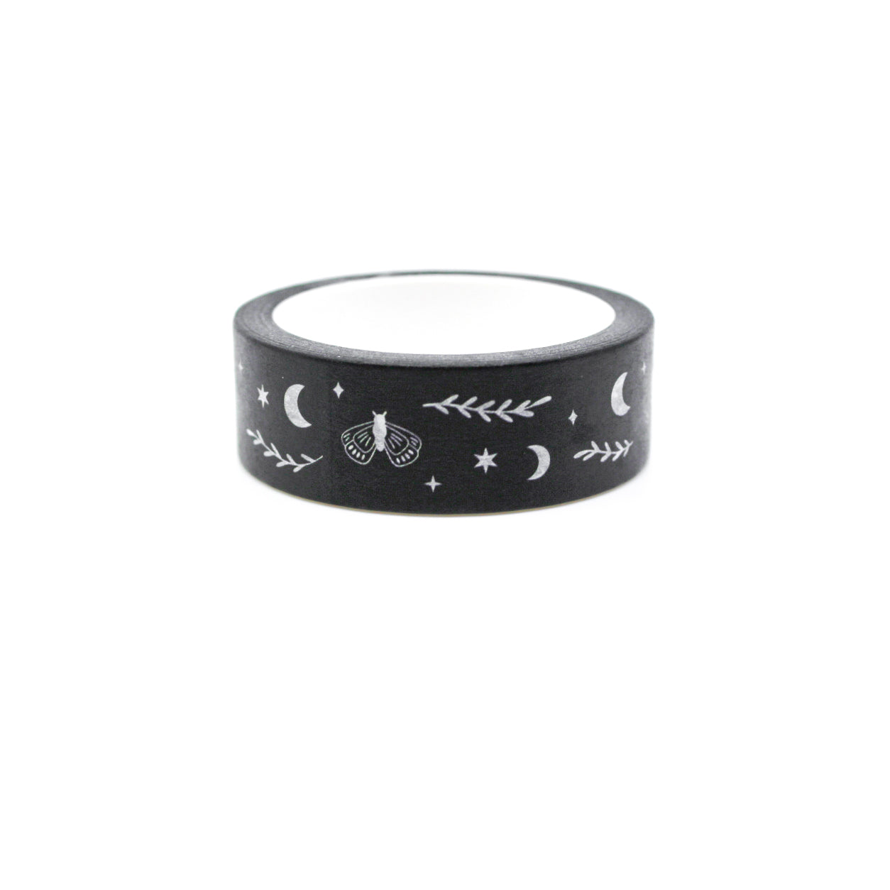 Step into a world of celestial enchantment with our mesmerizing moonlight moth washi tape. This mystical tape captures the ethereal beauty and graceful allure of moths, this premium-quality washi tape adds an air of enchantment to your crafts and creations. Let this tape transport you to a realm of celestial magic. This tape is sold at BBB Supplies Craft Shop.