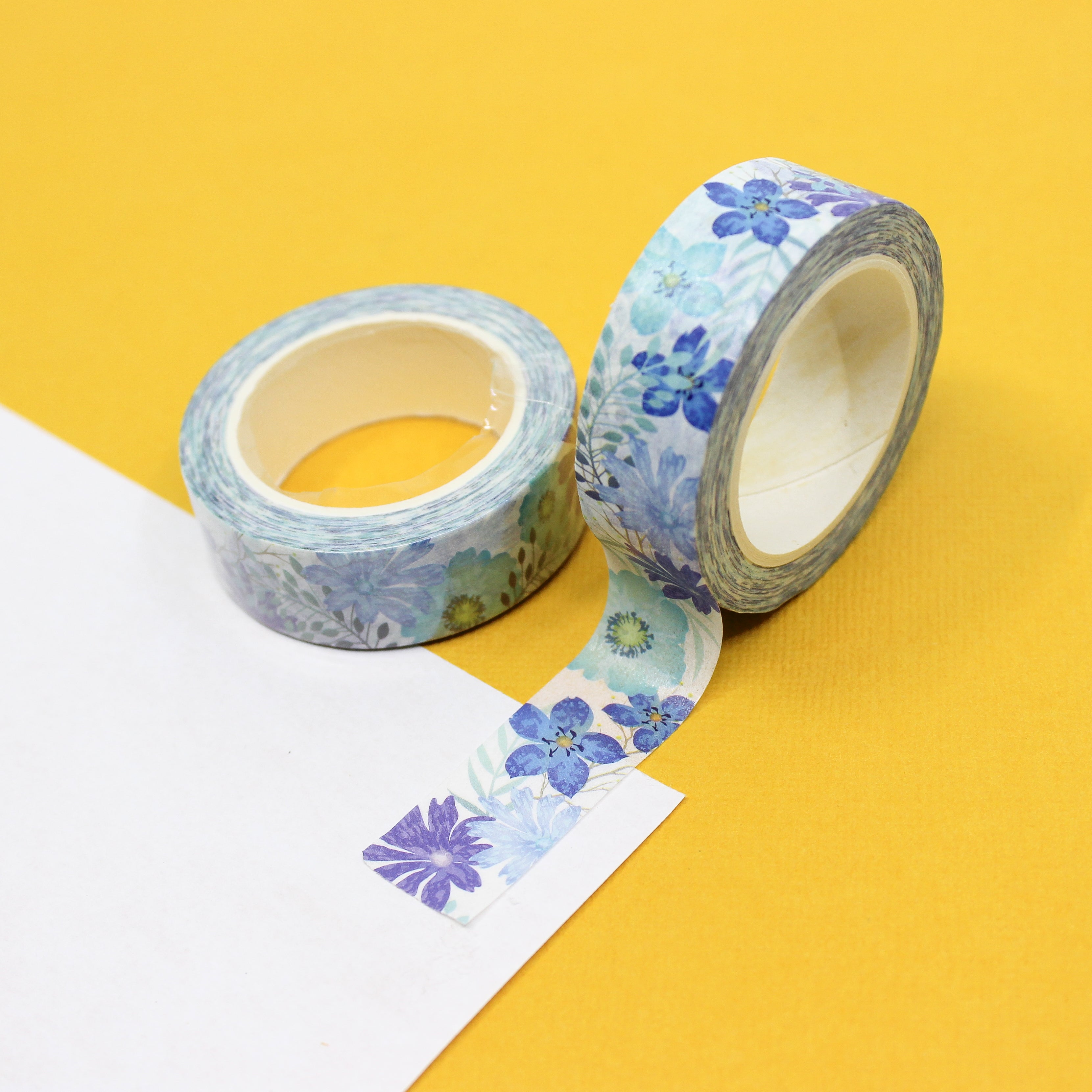 Infuse your creations with the charm of blooming flowers using our washi tape, adorned with delightful floral illustrations that evoke the beauty of nature and the joy of creativity. This washi tape is sold at BBB Supplies Craft Shop.