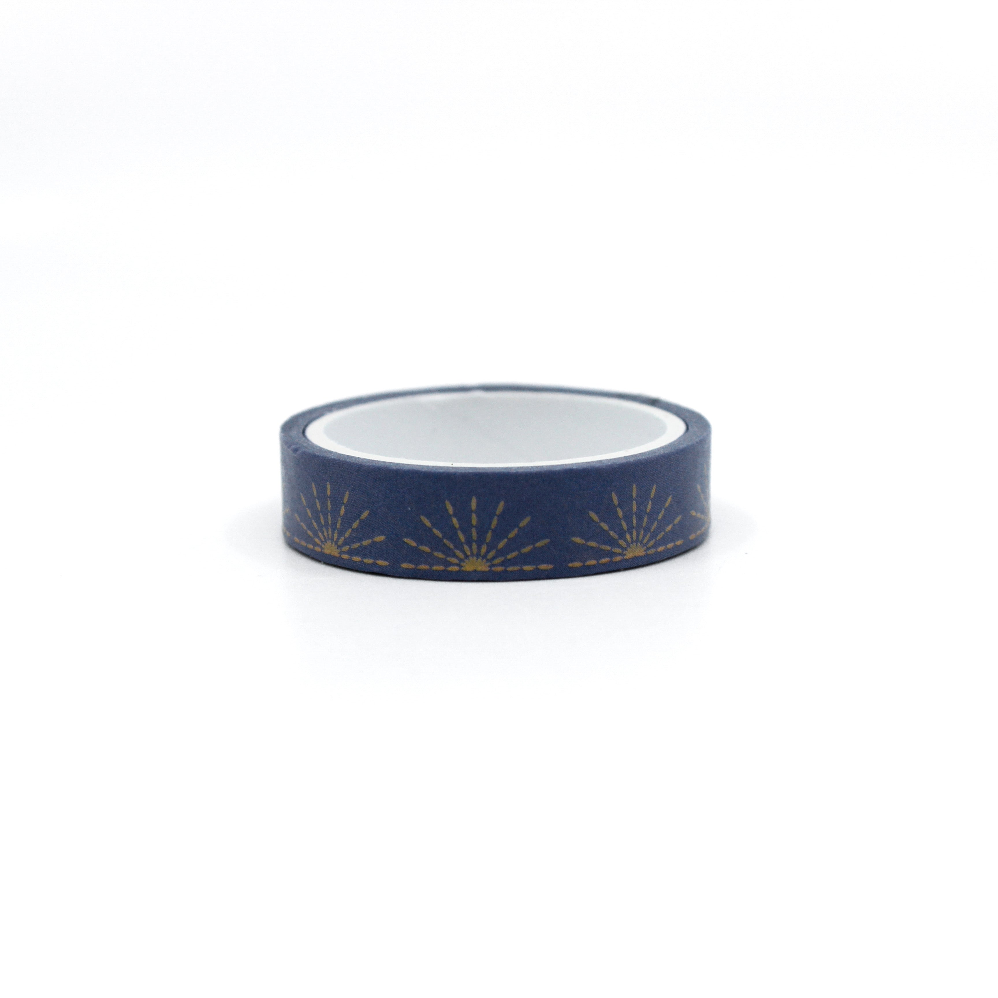 Add a touch of tranquility to your crafts with our Blue Sunrise Washi Tape, featuring a serene sunrise motif in calming shades of blue. Perfect for creating peaceful and beautiful accents in your projects. This tape is sold at BBB Supplies Craft Shop.