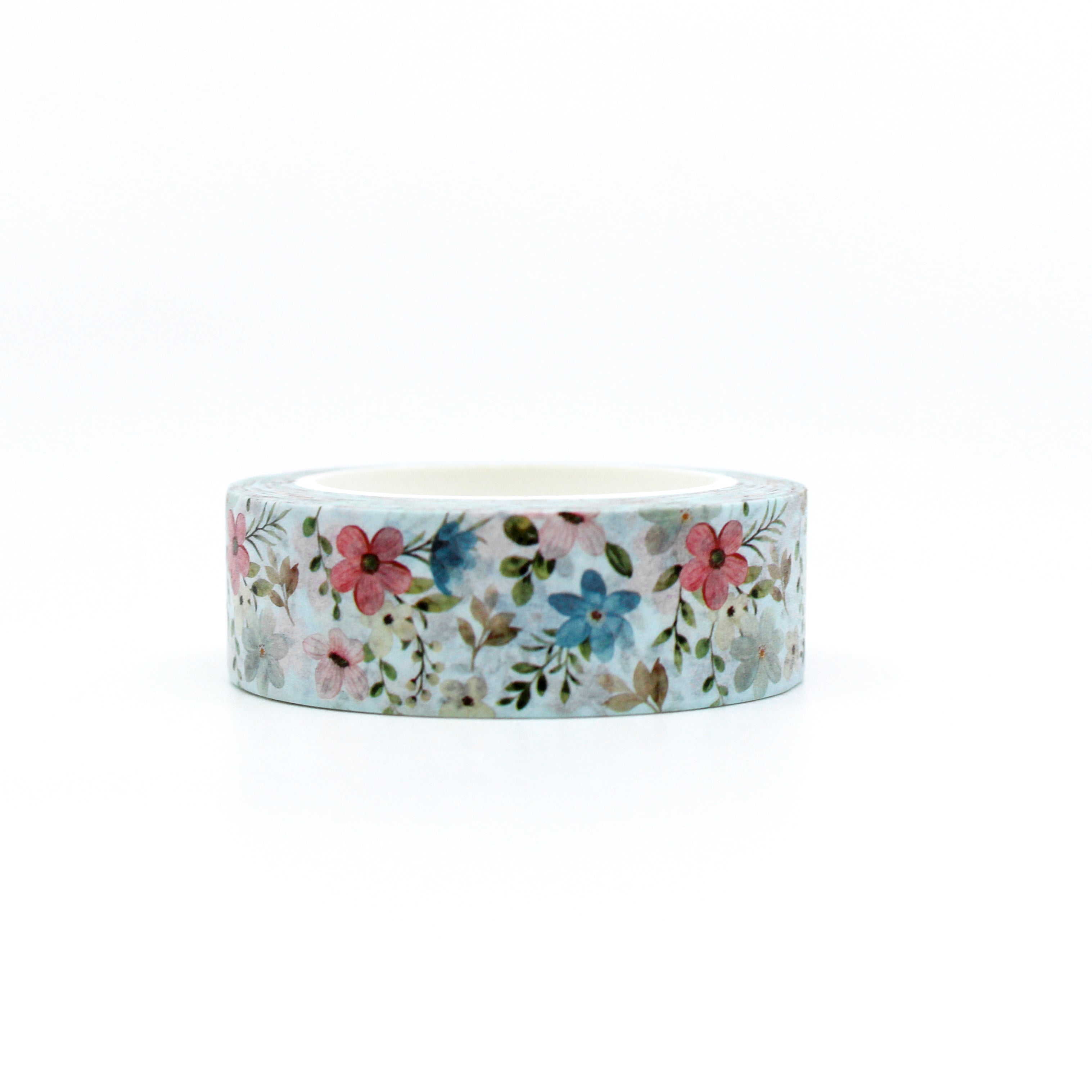  Spring Blue Floral Washi Tape: Bring the beauty of spring to your crafts with our Blue Floral Washi Tape. Featuring delicate blue flowers on a white background, this tape is perfect for adding a touch of elegance to your projects. Whether you're scrapbooking memories, decorating cards, or embellishing journals, this tape is sure to inspire your creativity. This tape is sold at BBB Supplies Craft Shop.