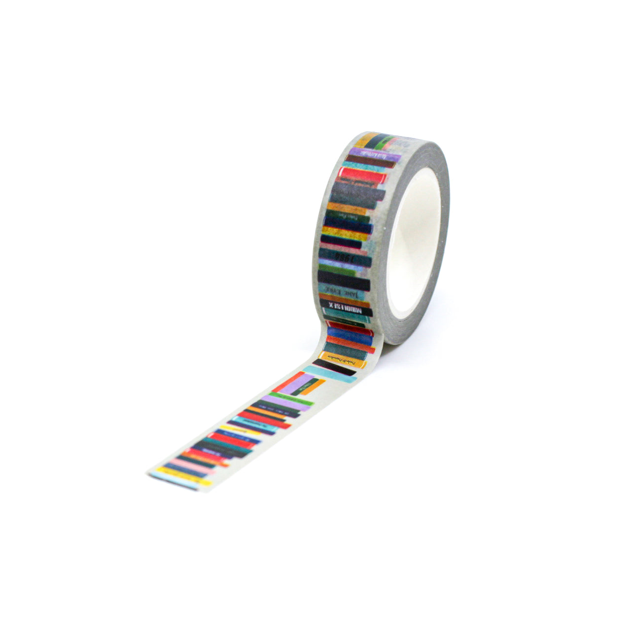 Immerse yourself in the world of literature with our Bookstack Reading Washi Tape, featuring a delightful stack of books. Ideal for celebrating your love of reading in your creative projects. This tape is from Beve and sold at BBB Supplies Craft Shop.