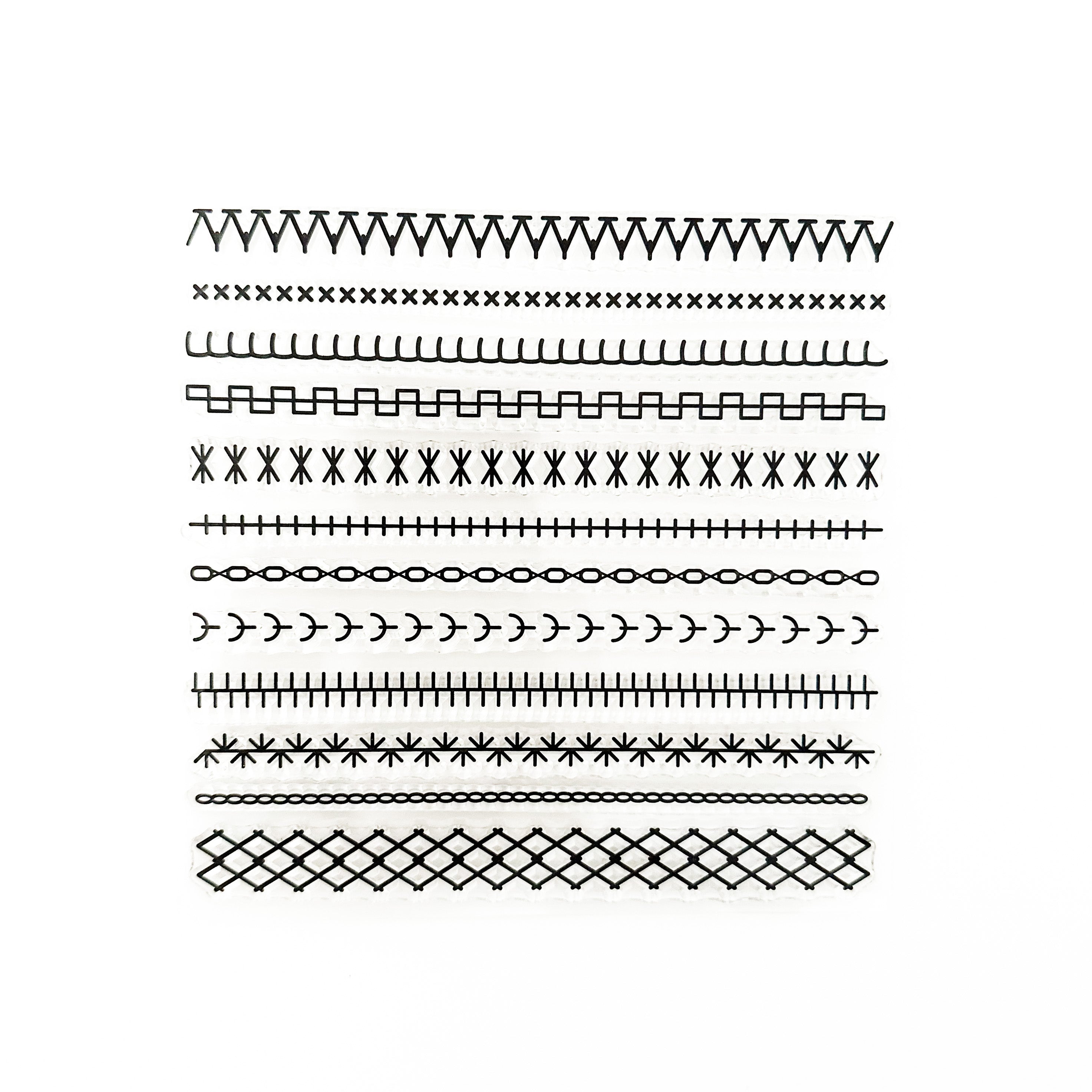 Planner Decorative Borders Stamps