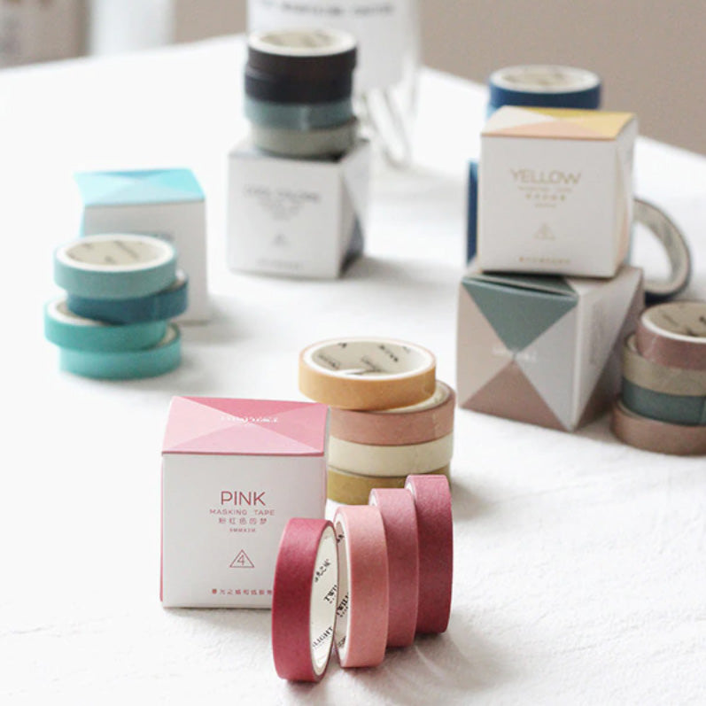 Discover creativity with our Boxed Color Coordinated Washi Tape Set. This set offers a range of colorful washi tapes neatly packaged for your crafting convenience, allowing you to add vibrant and coordinated accents to your projects. These boxed washi sets are sold at BBB Supplies Craft Shop.
