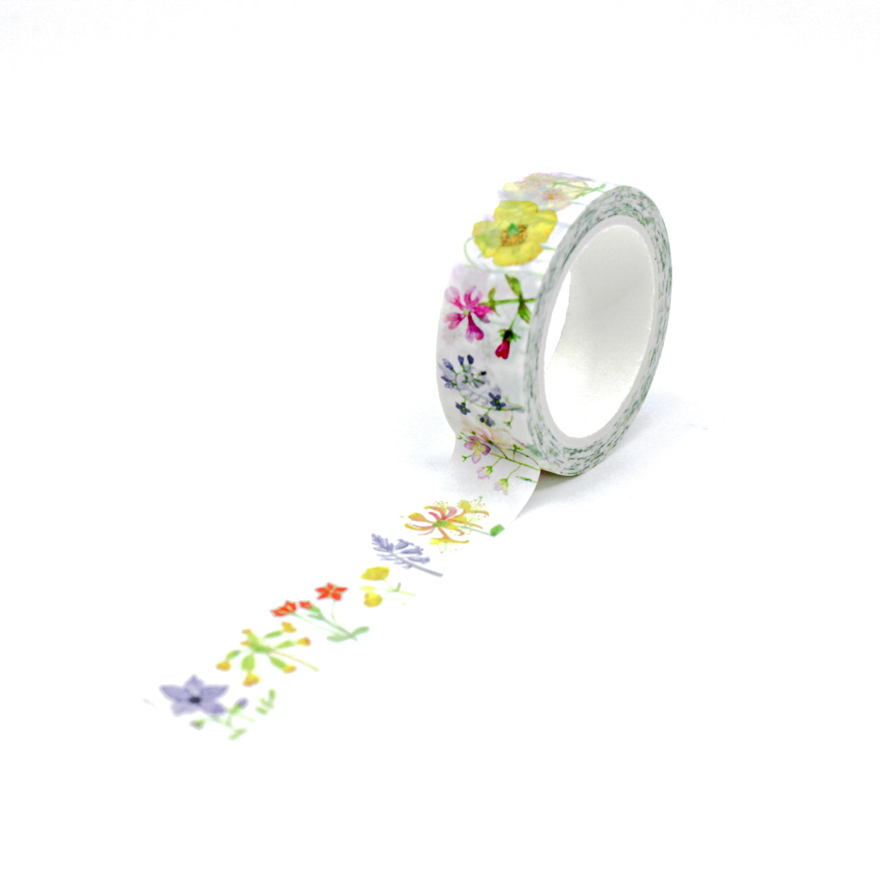 Elevate your crafts with our British Floral Washi Tape, adorned with a delightful pattern of native British flowers. Perfect for adding a touch of natural beauty and elegance to your projects. This tape is designed by Sarah Francis and sold at BBB Supplies Craft Shop.