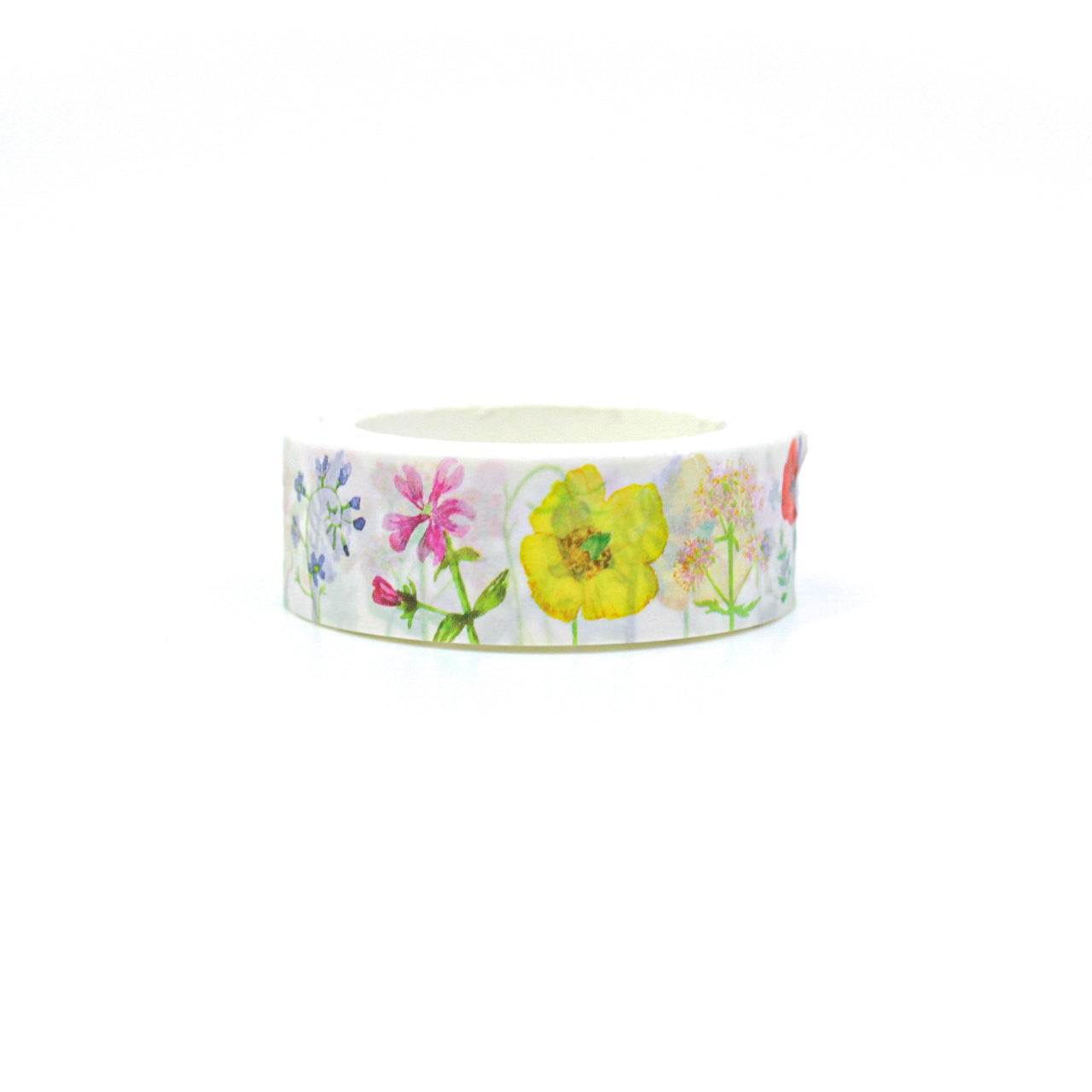 Elevate your crafts with our British Floral Washi Tape, adorned with a delightful pattern of native British flowers. Perfect for adding a touch of natural beauty and elegance to your projects. This tape is designed by Sarah Francis and sold at BBB Supplies Craft Shop.