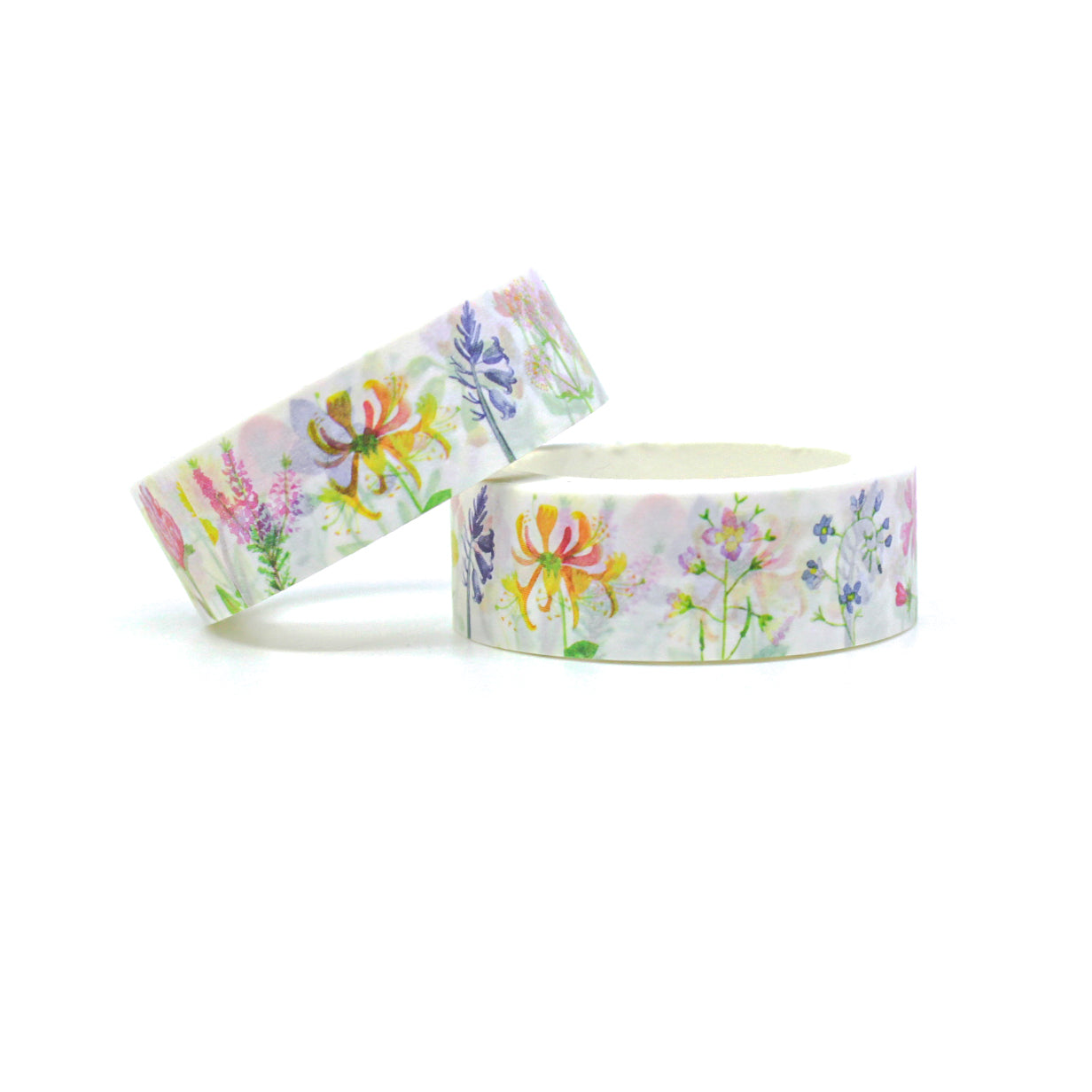 Elevate your crafts with our British Floral Washi Tape, adorned with a delightful pattern of native British flowers. Perfect for adding a touch of natural beauty and elegance to your projects. This tape is designed by Sarah Francis and sold at BBB Supplies Craft Shop.