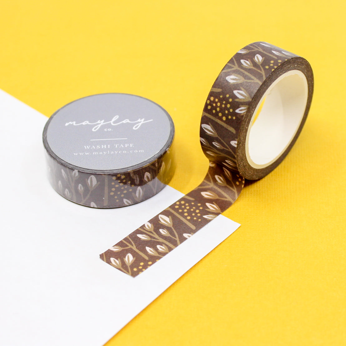 Embrace the beauty of autumn with our Autumn Baby Blooms Washi Tape, featuring delicate and seasonal floral designs. Ideal for adding a touch of fall charm to your projects. This tape is from Maylay Co. and sold at BBB Supplies Craft Shop.
