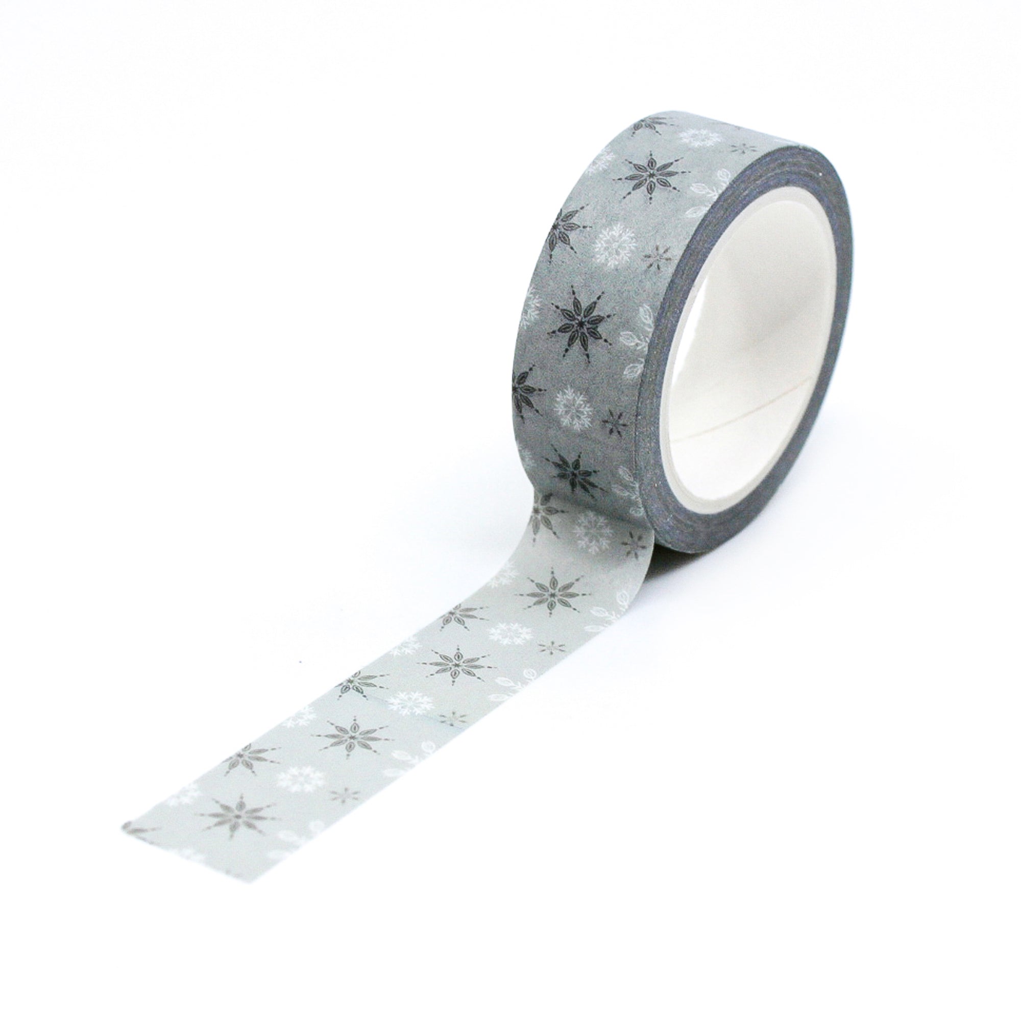Embrace the tranquil beauty of winter with our Muted Colors Winter Snowflake Washi Tape, adorned with delicate and elegant snowflake patterns. Ideal for adding a touch of winter wonder to your projects. This tape is from Maylay Co. and sold at BBB Supplies Craft Shop.