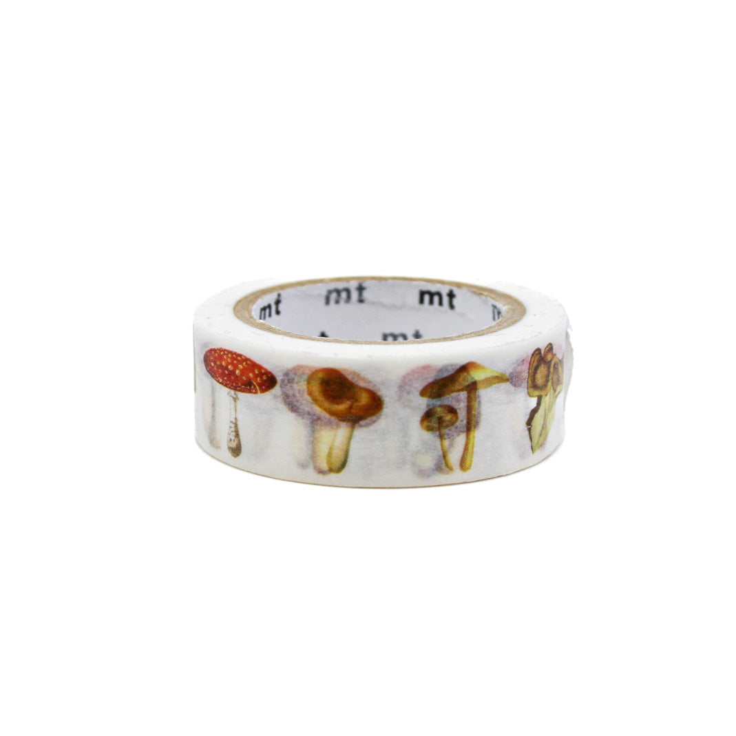 Elevate your projects with our captivating classic mushroom washi tape, showcasing delightful mushroom designs that evoke a sense of nature and simplicity. This MT Brand Washi is sold at BBB Supplies Craft Shop.
