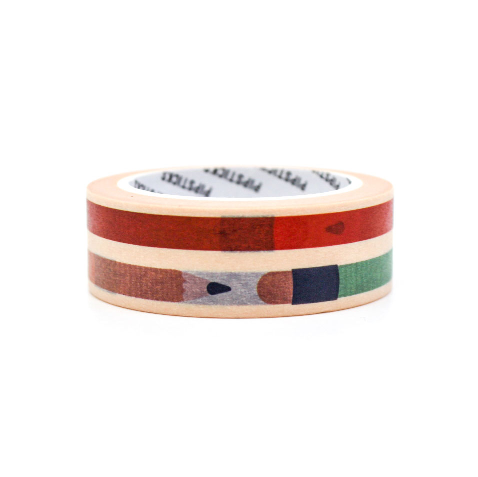 This Colorful Back to School Pencil Washi Tape is a delightful and vibrant choice for adding a touch of fun to your school-themed projects. Featuring a playful design of colorful pencils, this washi tape is perfect for decorating notebooks, planners, and scrapbooks with a back-to-school flair.