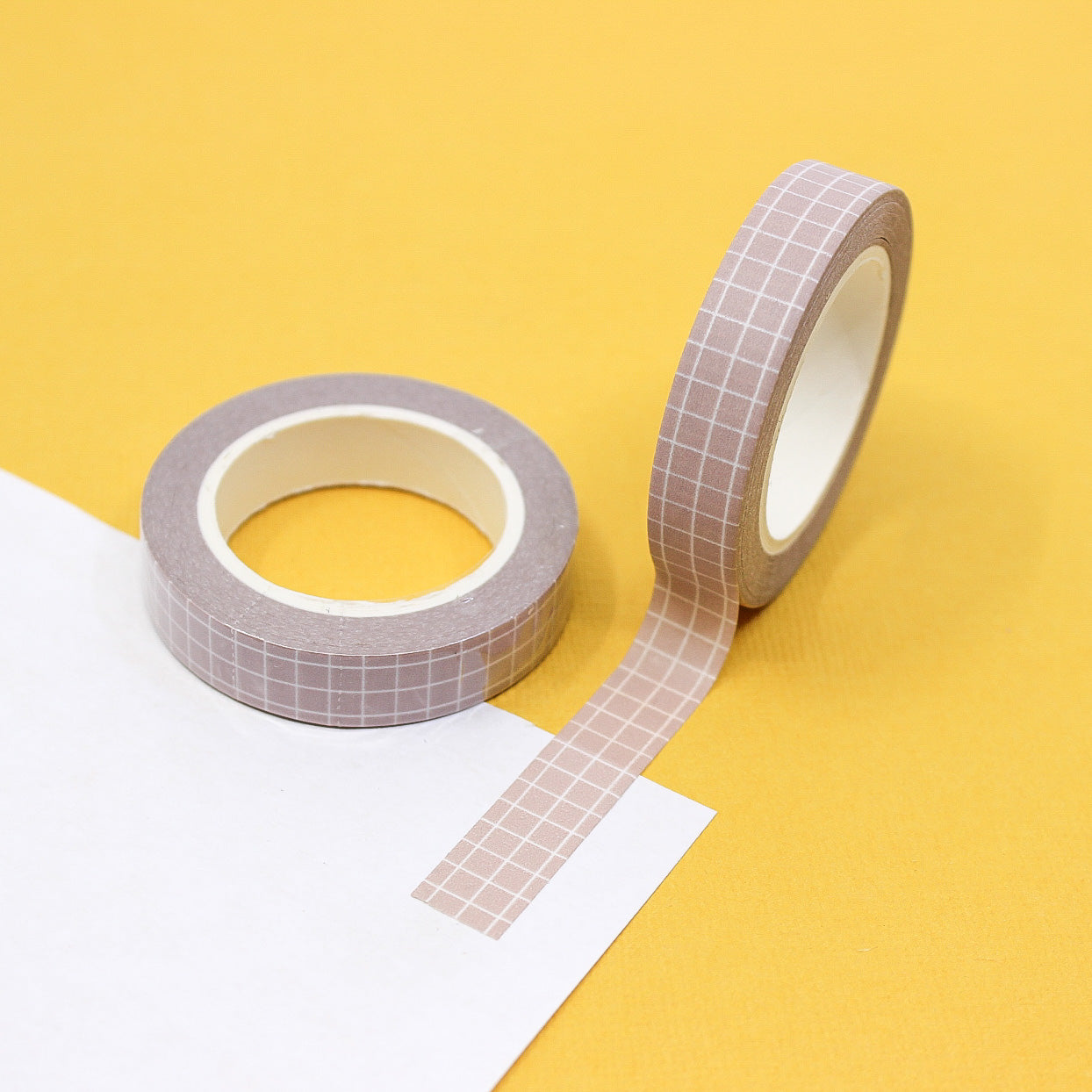 This pink narrow grid tape is functional and decorative, making it a must have for any planner, journal or calendar. These tapes are sold at BBB Supplies Craft Shop.