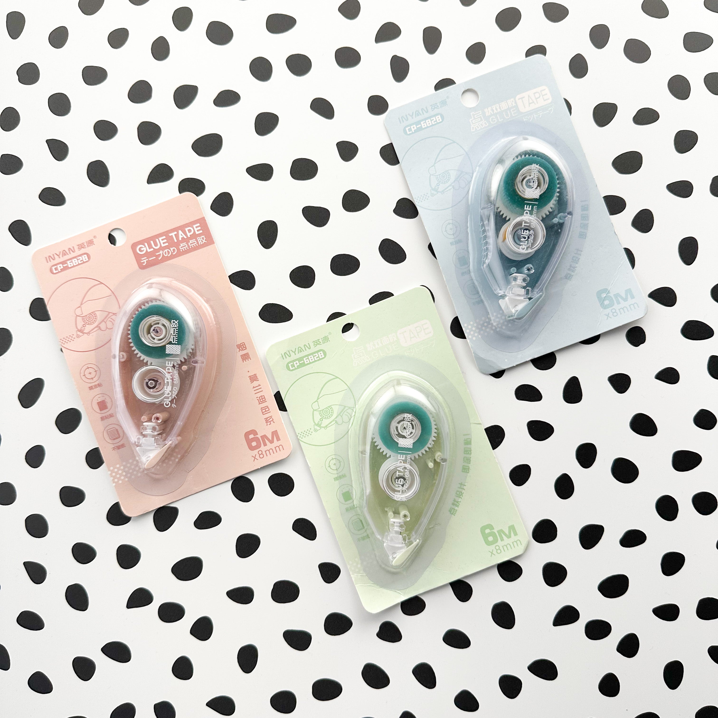 Stay organized and creative with our Colorful Glue Tape Dispenser, available in a vibrant range of colors. Ideal for precise and mess-free adhesive application in your crafting projects. This dispenser is sold at BBB Supplies Craft Shop.