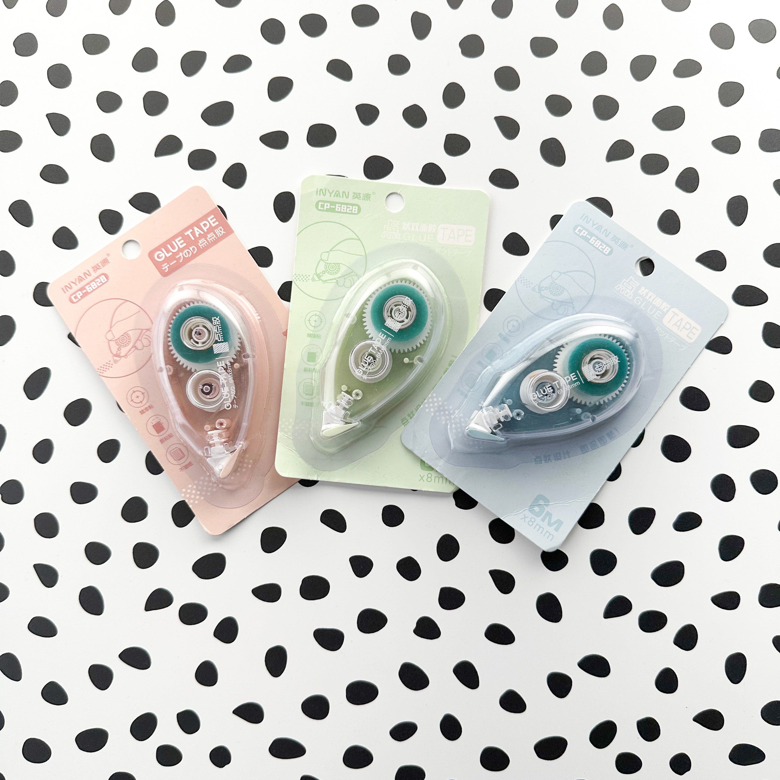 Stay organized and creative with our Colorful Glue Tape Dispenser, available in a vibrant range of colors. Ideal for precise and mess-free adhesive application in your crafting projects. This dispenser is sold at BBB Supplies Craft Shop.