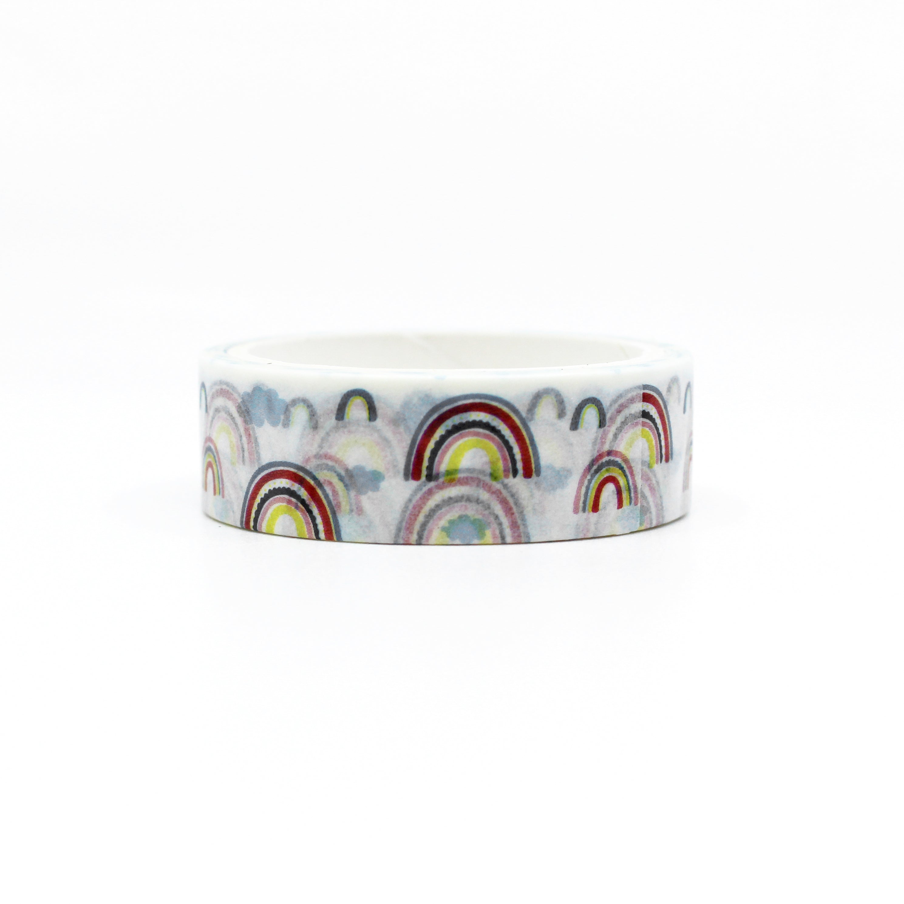 Add a dose of cuteness to your crafts with our Cute Rainbows & Cloud Washi Tape, featuring delightful rainbow and cloud motifs. Perfect for adding a whimsical and cheerful touch to your projects. This tape is sold at BBB Supplies Craft Shop.