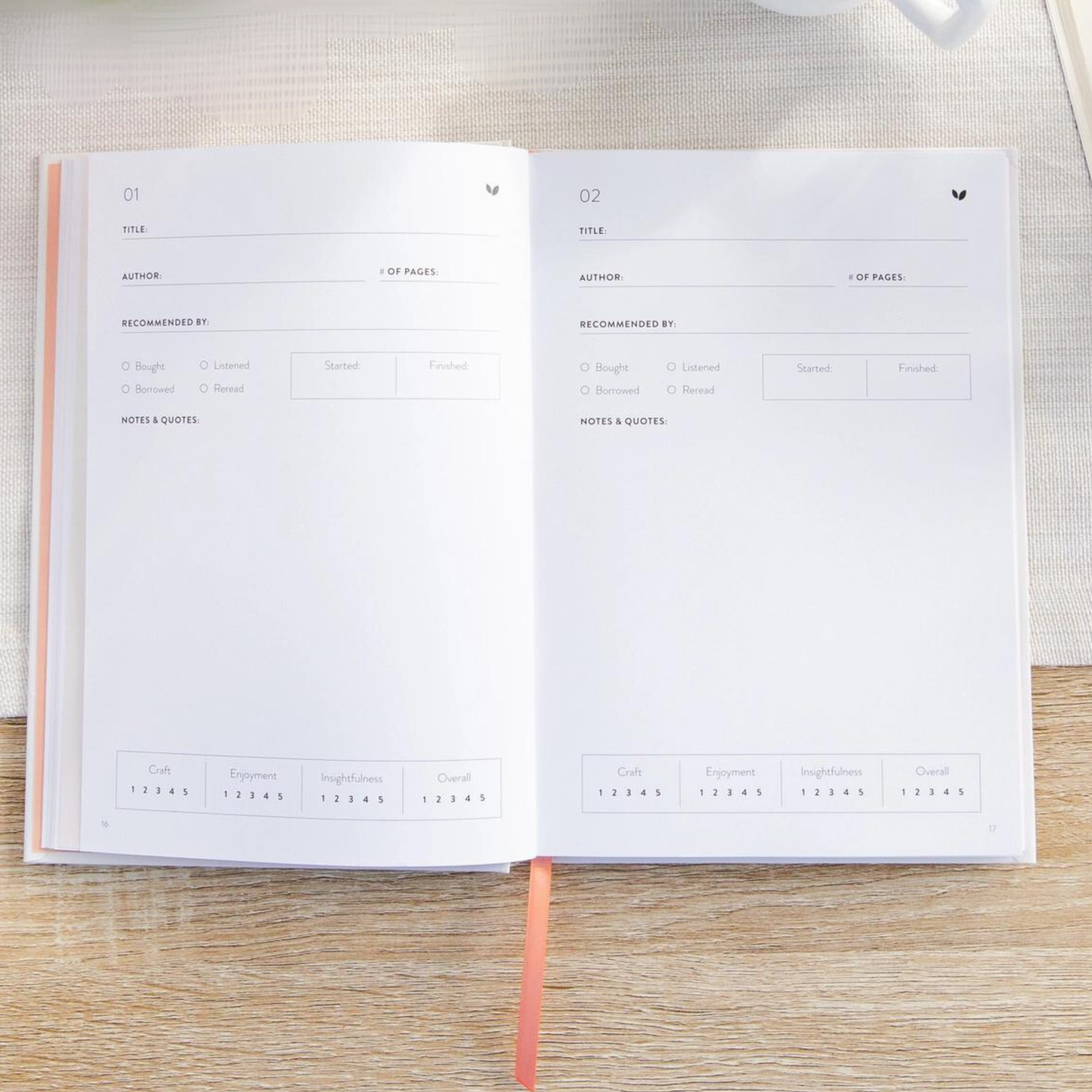The Cultivated Reading Journal: A thoughtfully designed reading companion for book lovers, featuring space for reviews, reflections, and memorable quotes. This journal is sold at BBB Supplies Craft Shop.