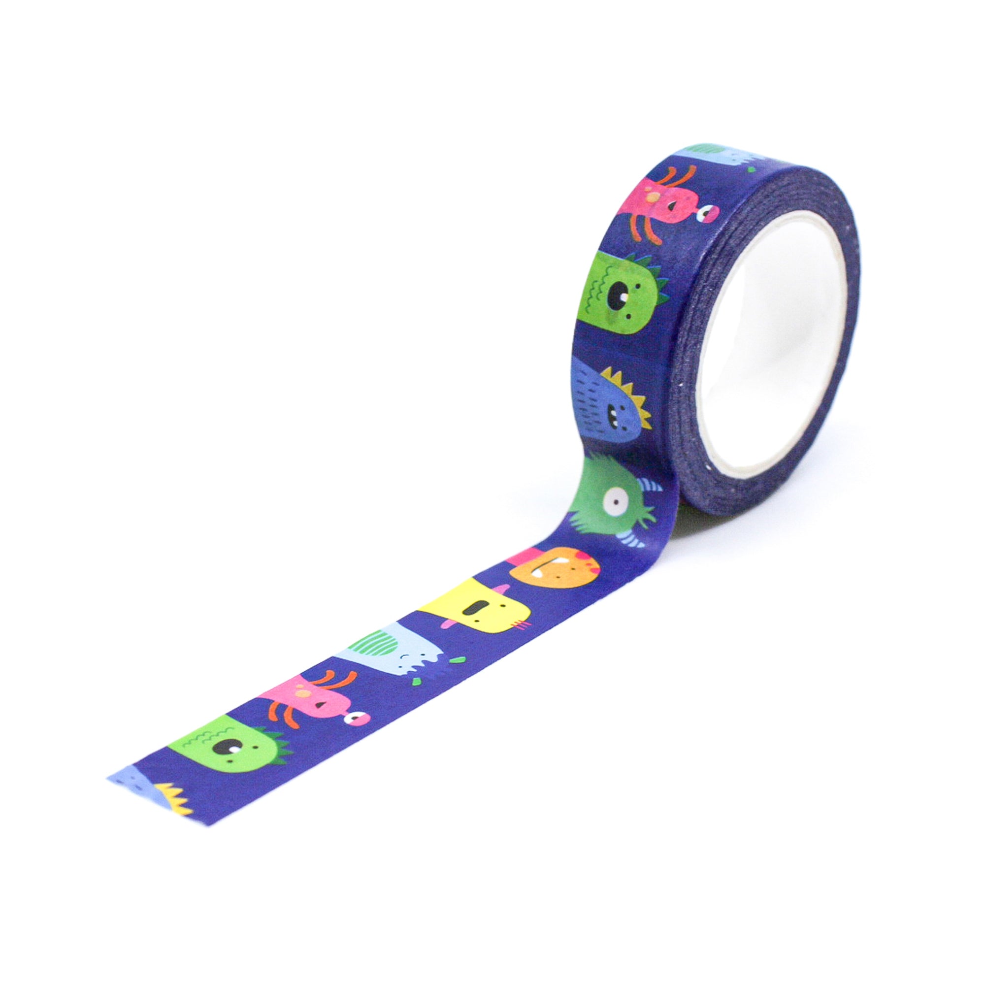 Add a dose of whimsy to your crafts with our Cute Colorful Monster Washi Tape, featuring charming and colorful monster designs. Perfect for adding a playful and imaginative touch to your projects. This tape is sold at BBB Supplies Craft Shop.