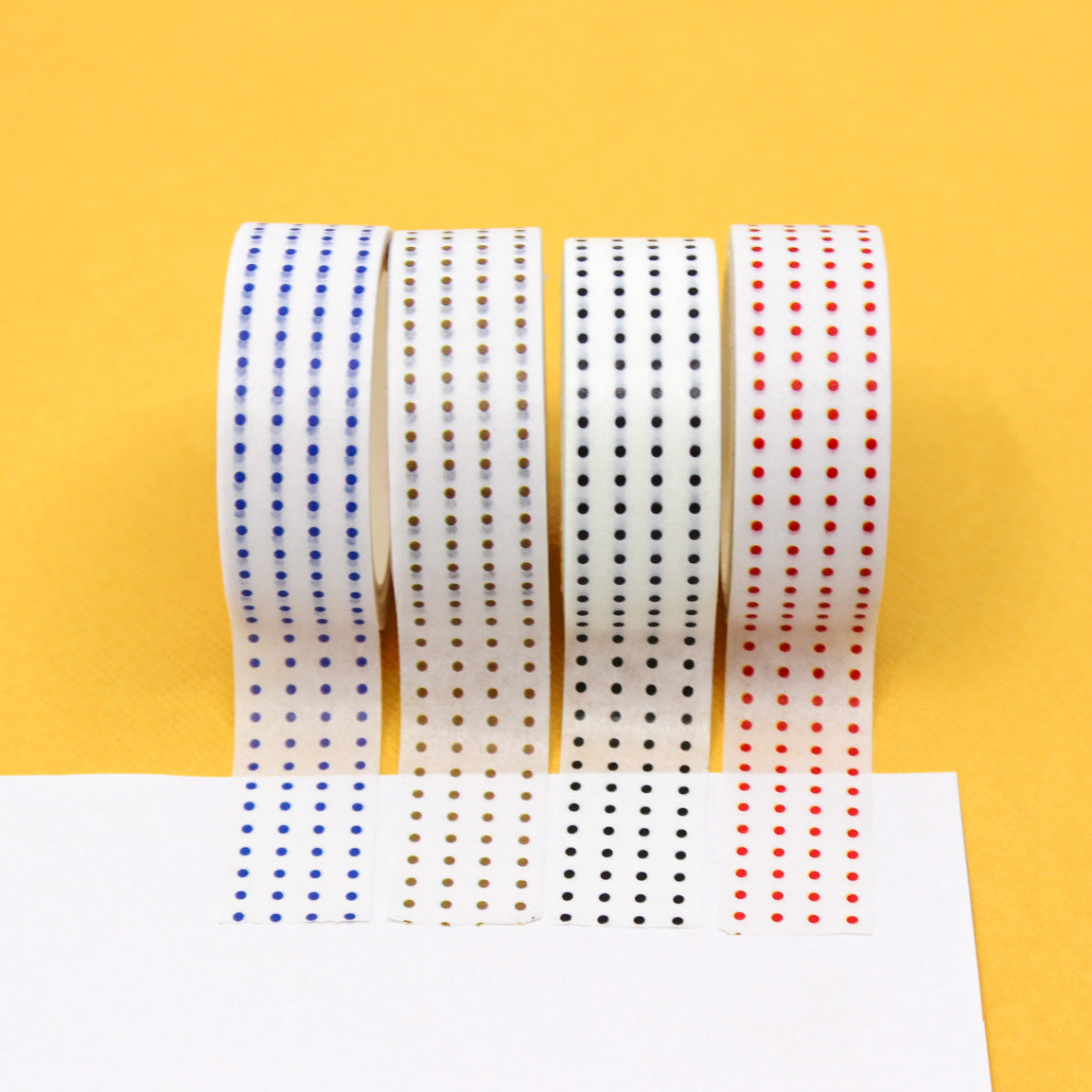 Enhance your journaling experience with this versatile washi tape featuring a dotted grid pattern. Perfect for creating bullet journals, planners, or adding a stylish touch to any paper project. These washi are sold at BBB Supplies Craft Shop.