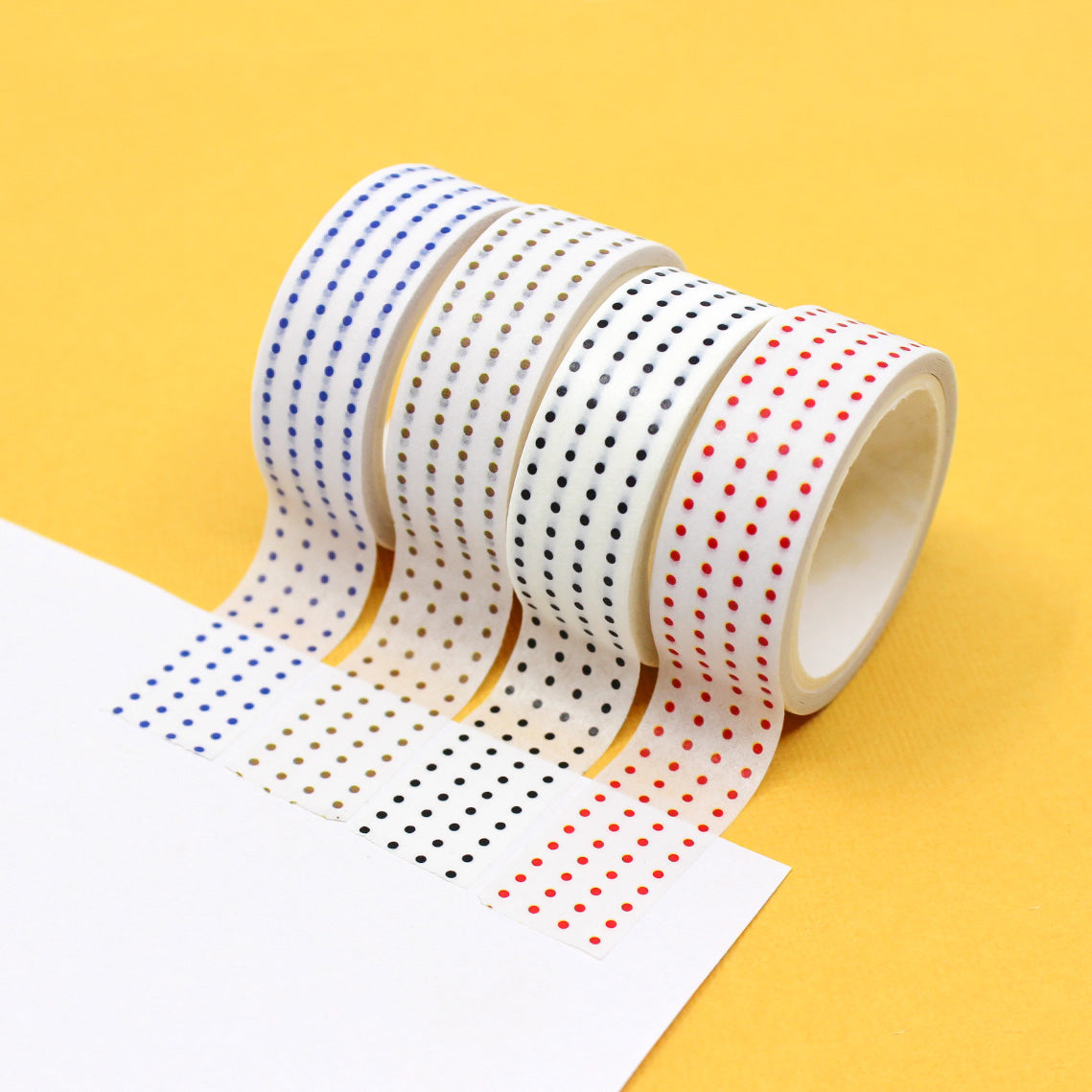 Enhance your journaling experience with this versatile washi tape featuring a dotted grid pattern. Perfect for creating bullet journals, planners, or adding a stylish touch to any paper project. These washi are sold at BBB Supplies Craft Shop.