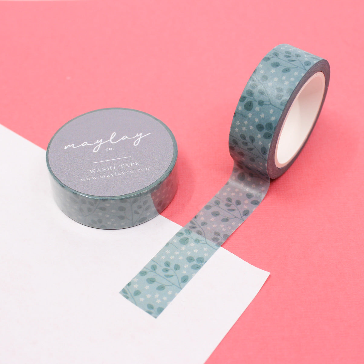 Embrace the serenity of nature with our Eucalyptus Leaf Floral Washi Tape, adorned with elegant eucalyptus leaf illustrations. Ideal for adding a touch of natural beauty and tranquility to your projects. This tape is from Maylay Co. and sold at BBB Supplies Craft Shop.