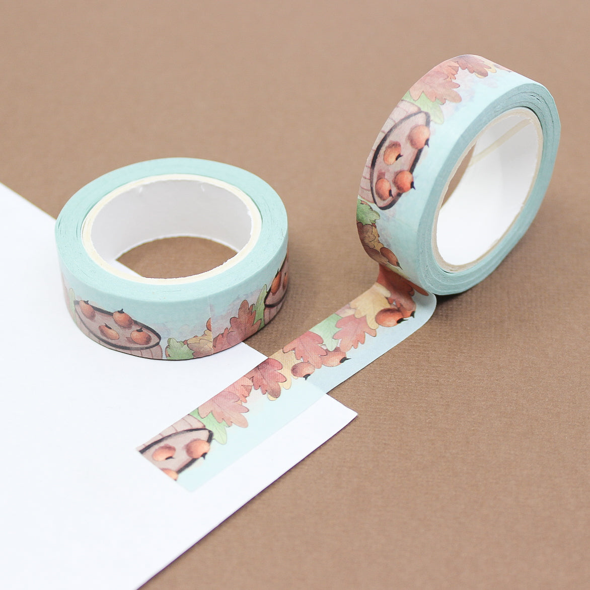 Capture the essence of Thanksgiving with our Thanksgiving Harvest Washi Tape, adorned with delightful harvest-themed illustrations. Ideal for adding a warm and festive touch to your projects. This tape is sold at BBB Supplies Craft Shop.