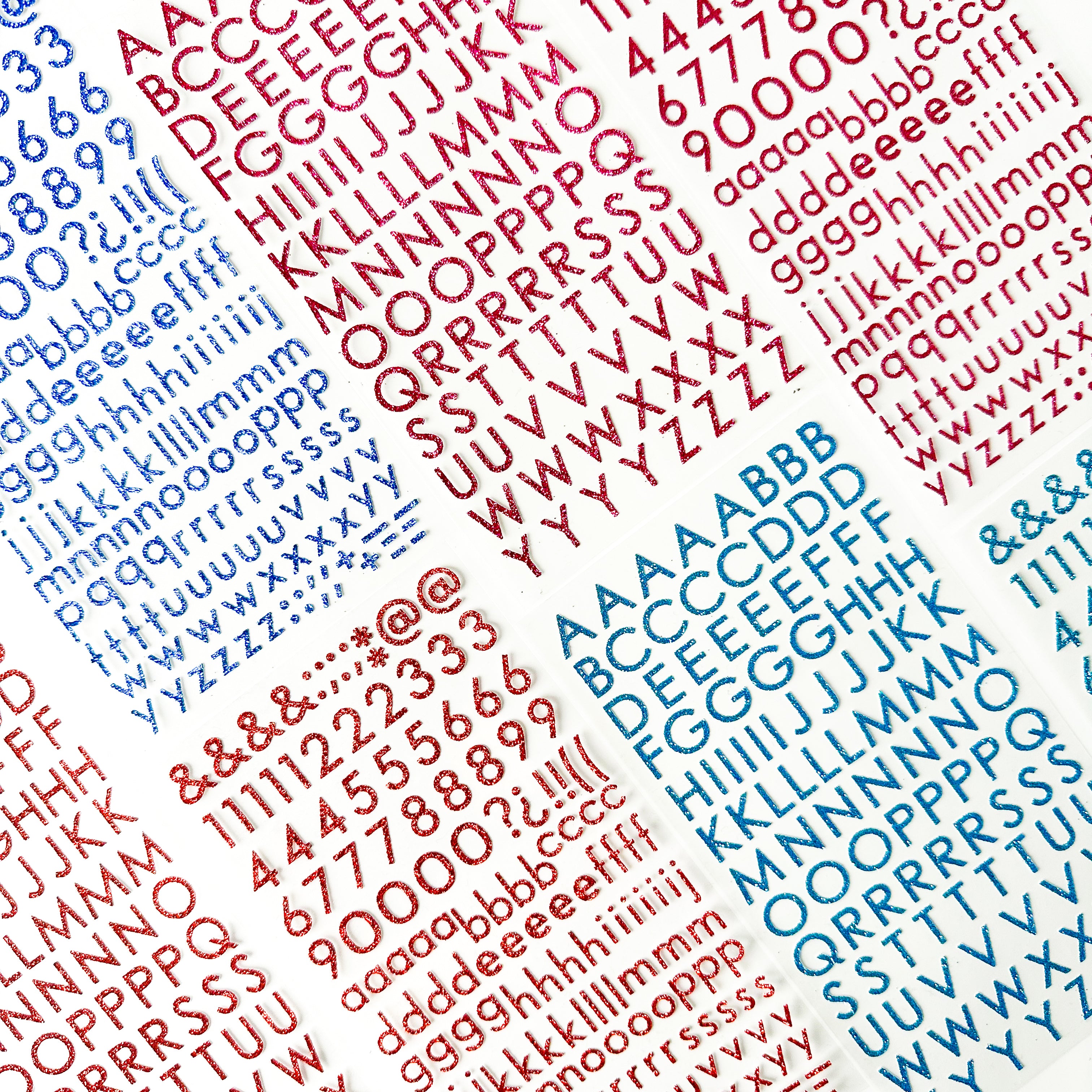 Enhance your projects with our eye-catching glitter red color letter stickers, offering a dazzling array of letters in a variety of vibrant and shimmering hues. These stickers are sold at BBB Supplies Craft Shop.